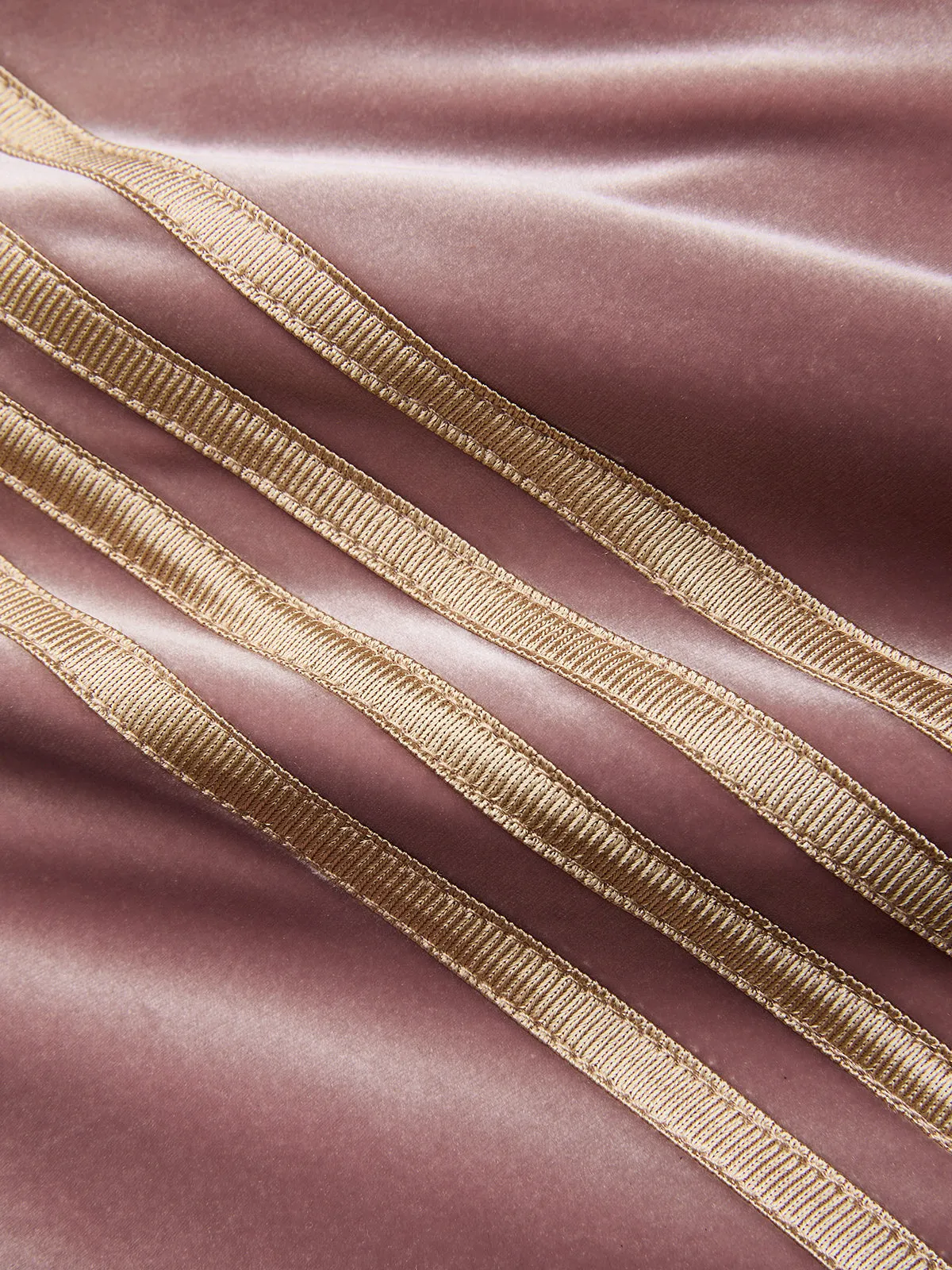 Velvet Wide-Leg Elastic Waist Pants sold by COMMENSE product image thumbnail 4