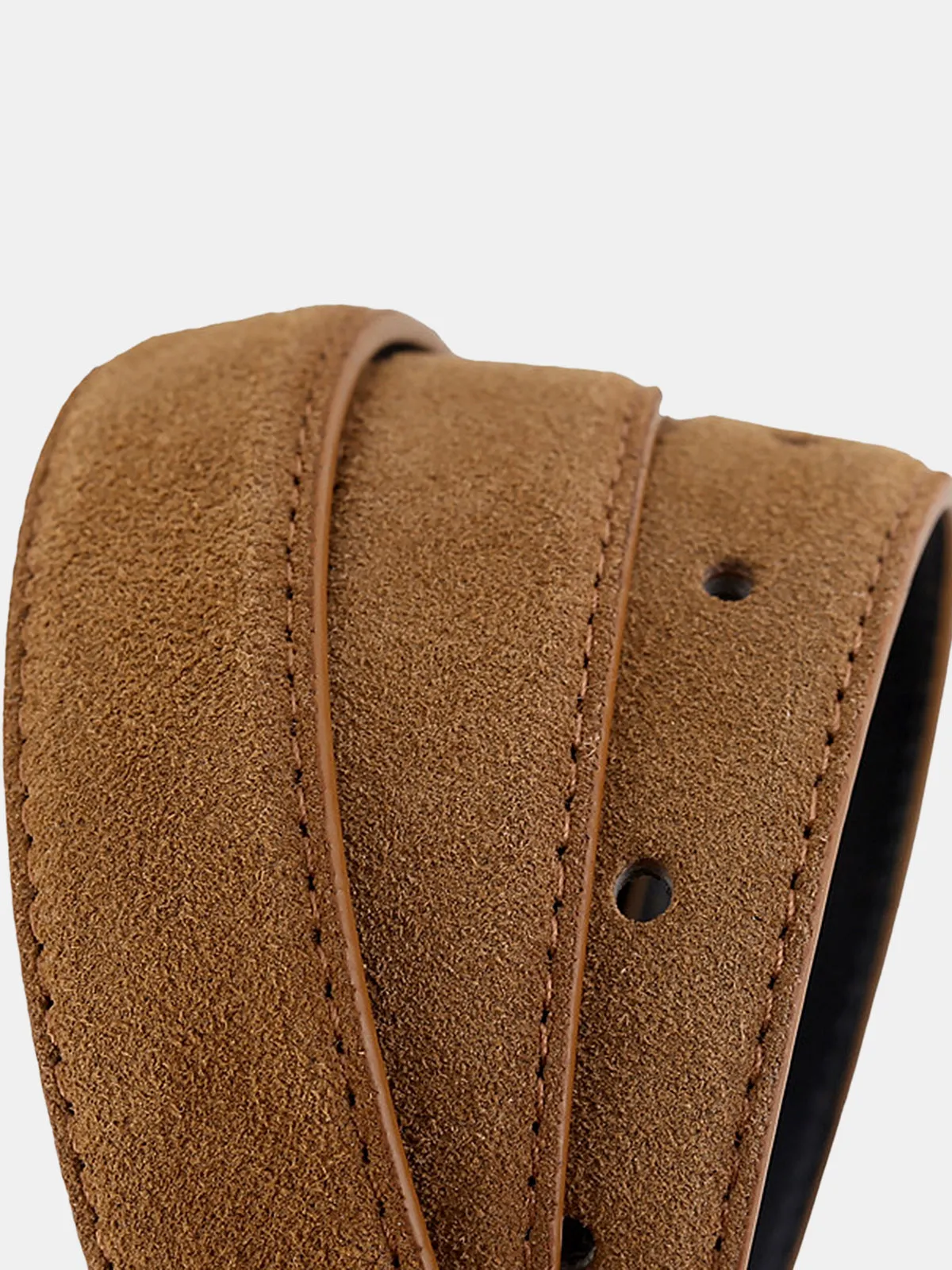 Textured Buckle Leather Belt sold by COMMENSE product image thumbnail 3