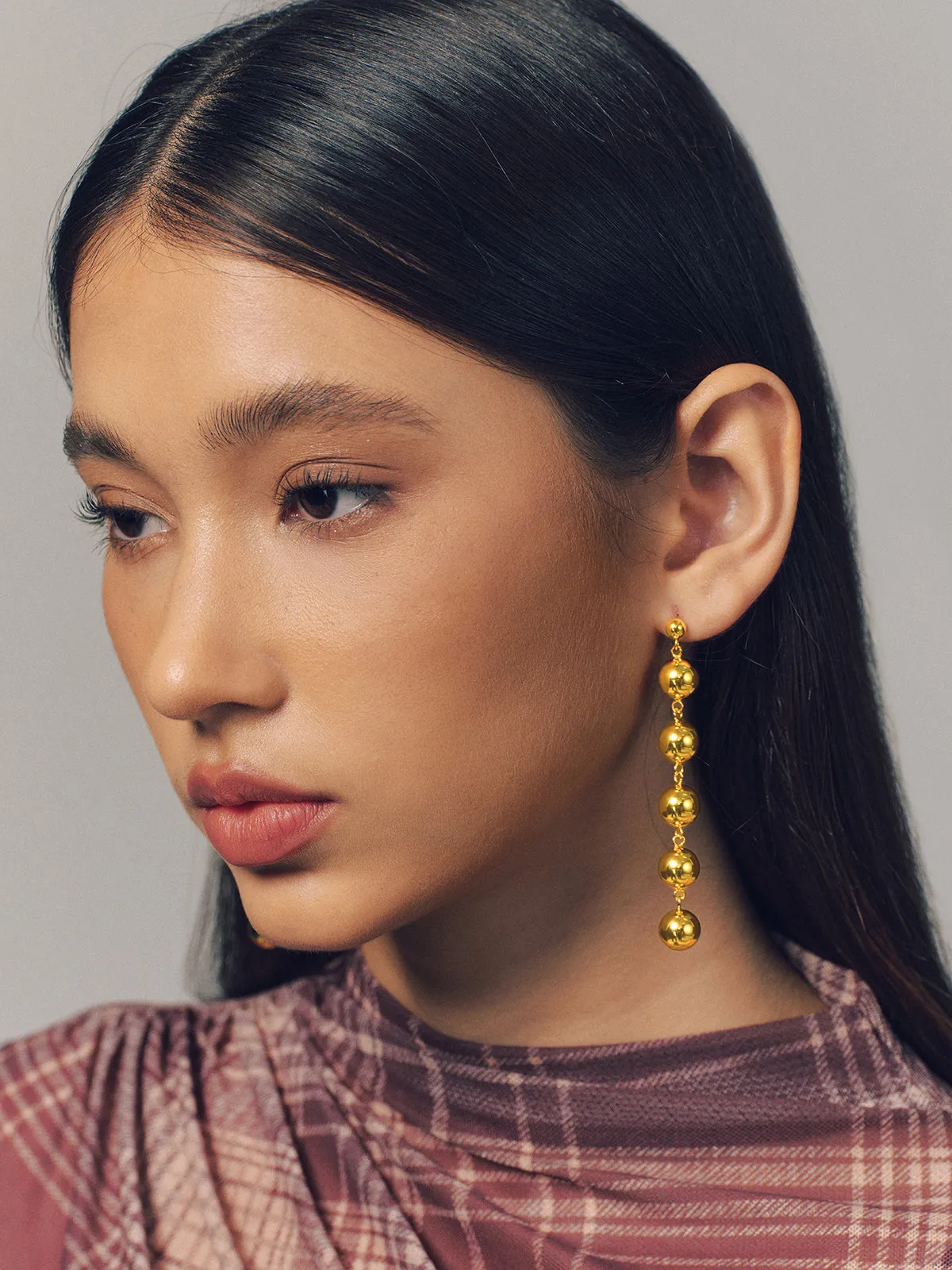 Beaded Drop Earrings sold by COMMENSE