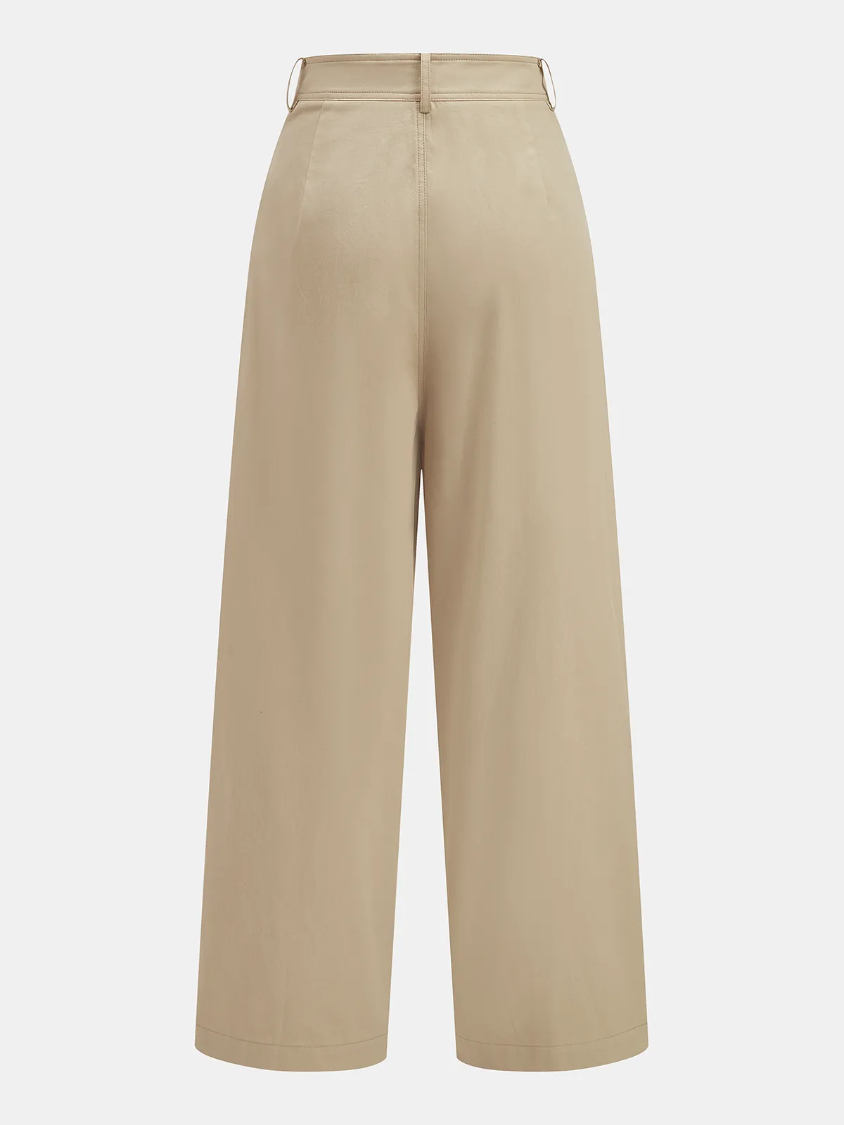 Mid-Waist Drawstring Wide-Leg Pants sold by COMMENSE product image thumbnail 2