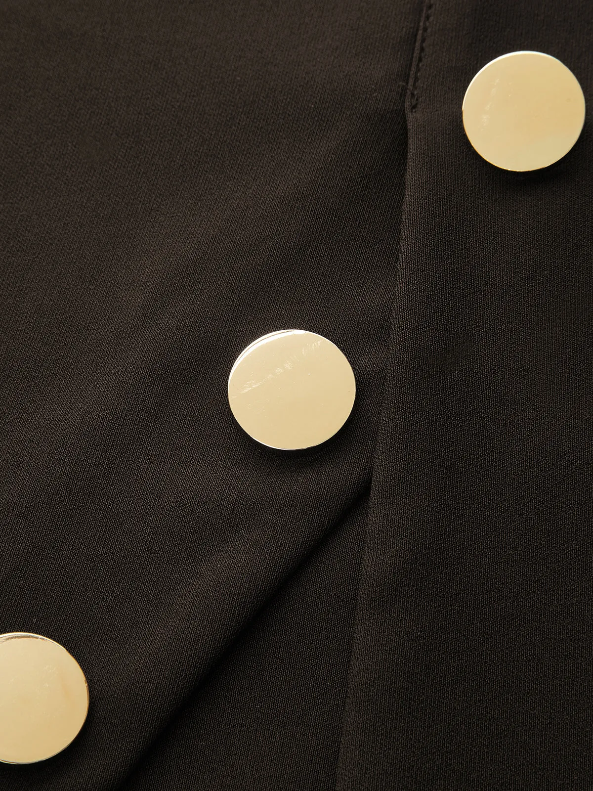 Metal Detail Asymmetric Slit Midi Skirt sold by COMMENSE product image thumbnail 4