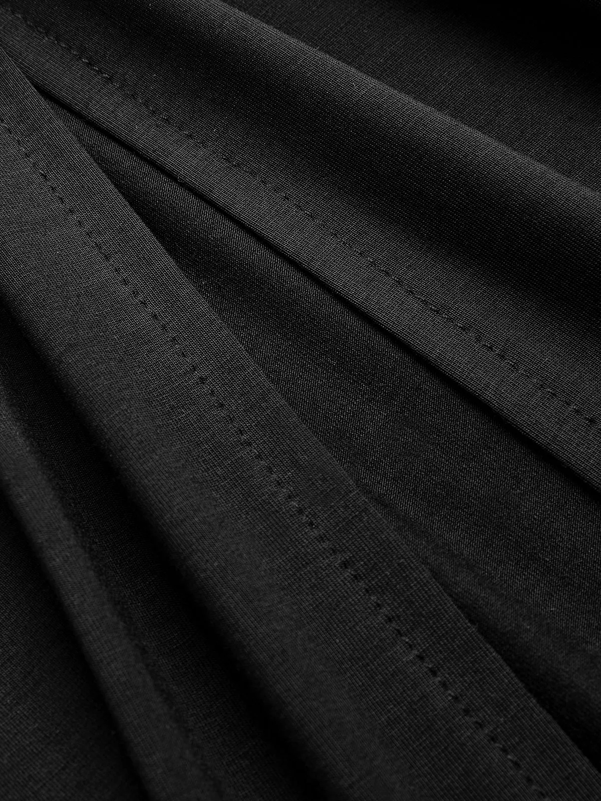 Halter Neck Twisted Ruched Slit Maxi Dress sold by COMMENSE product image thumbnail 4