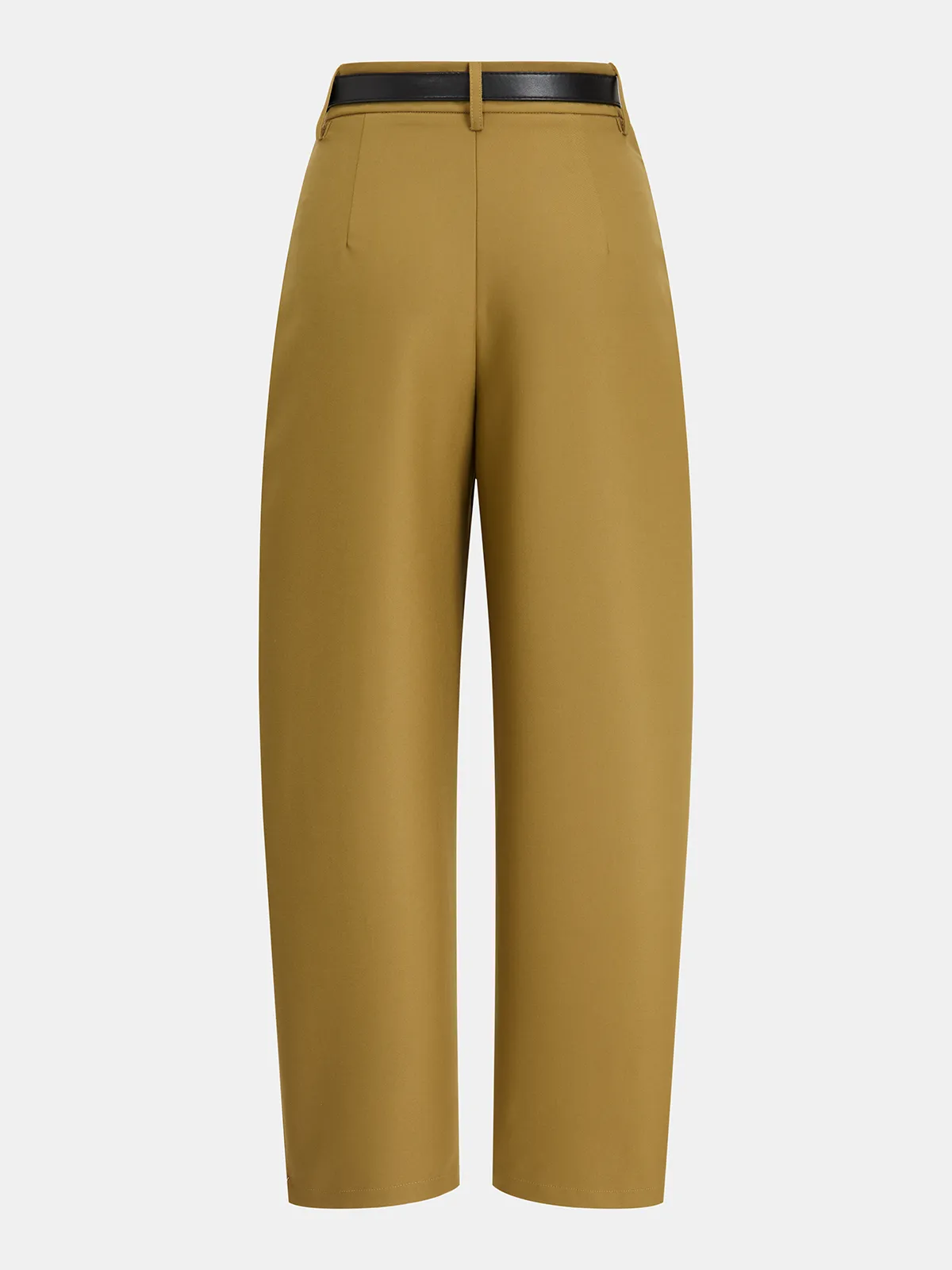 Belted Pleated Mid-Waist Wide-Leg Pants sold by COMMENSE product image thumbnail 2