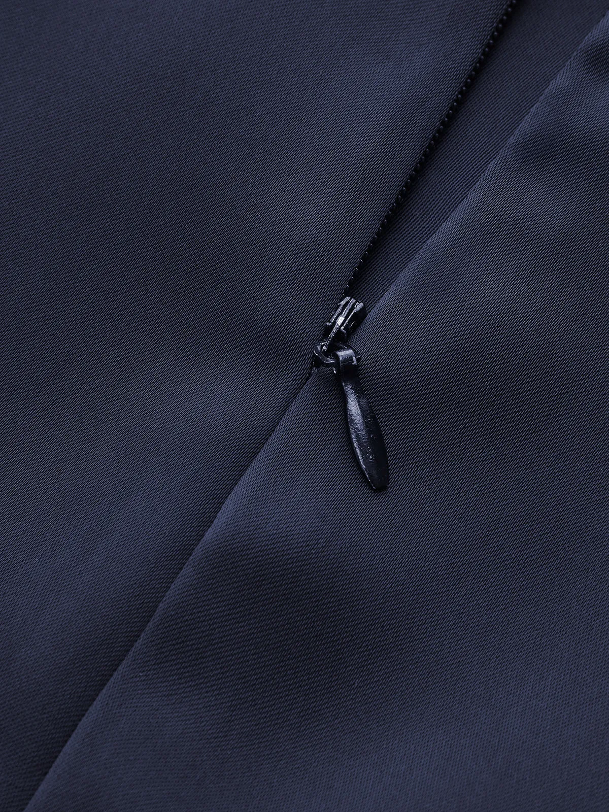 Asymmetric Satin Wrap Mini Dress sold by COMMENSE product image thumbnail 4