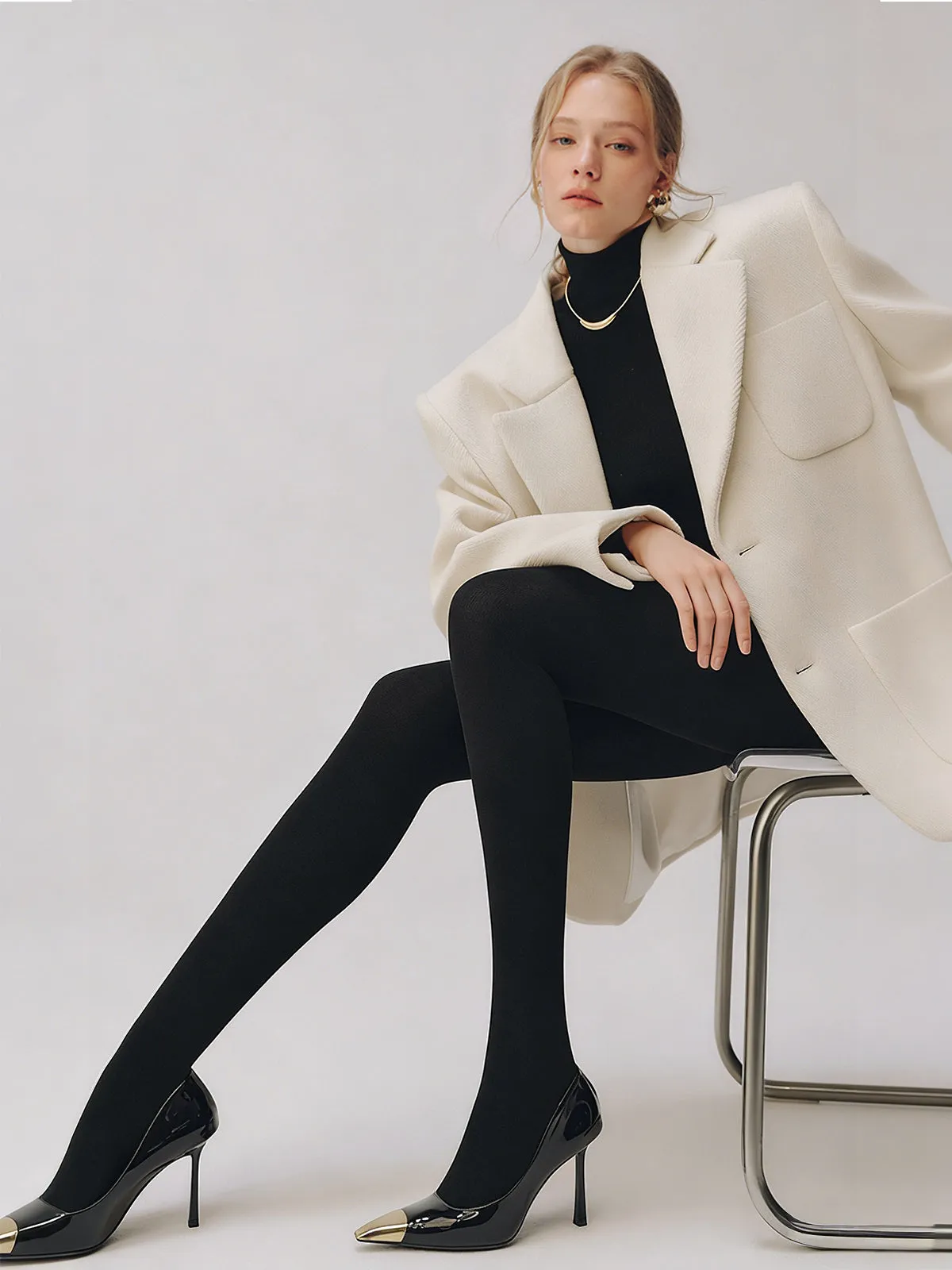 Thick Opaque Tights sold by COMMENSE product image thumbnail 5