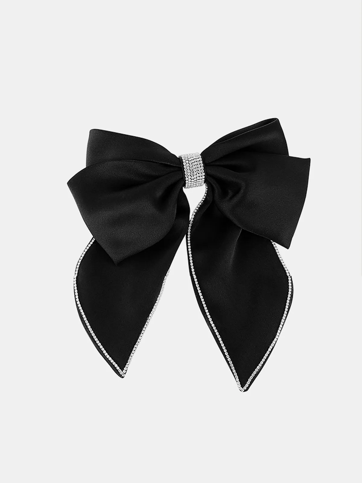 Rhinestone Trim Bow Hair Accessory sold by COMMENSE