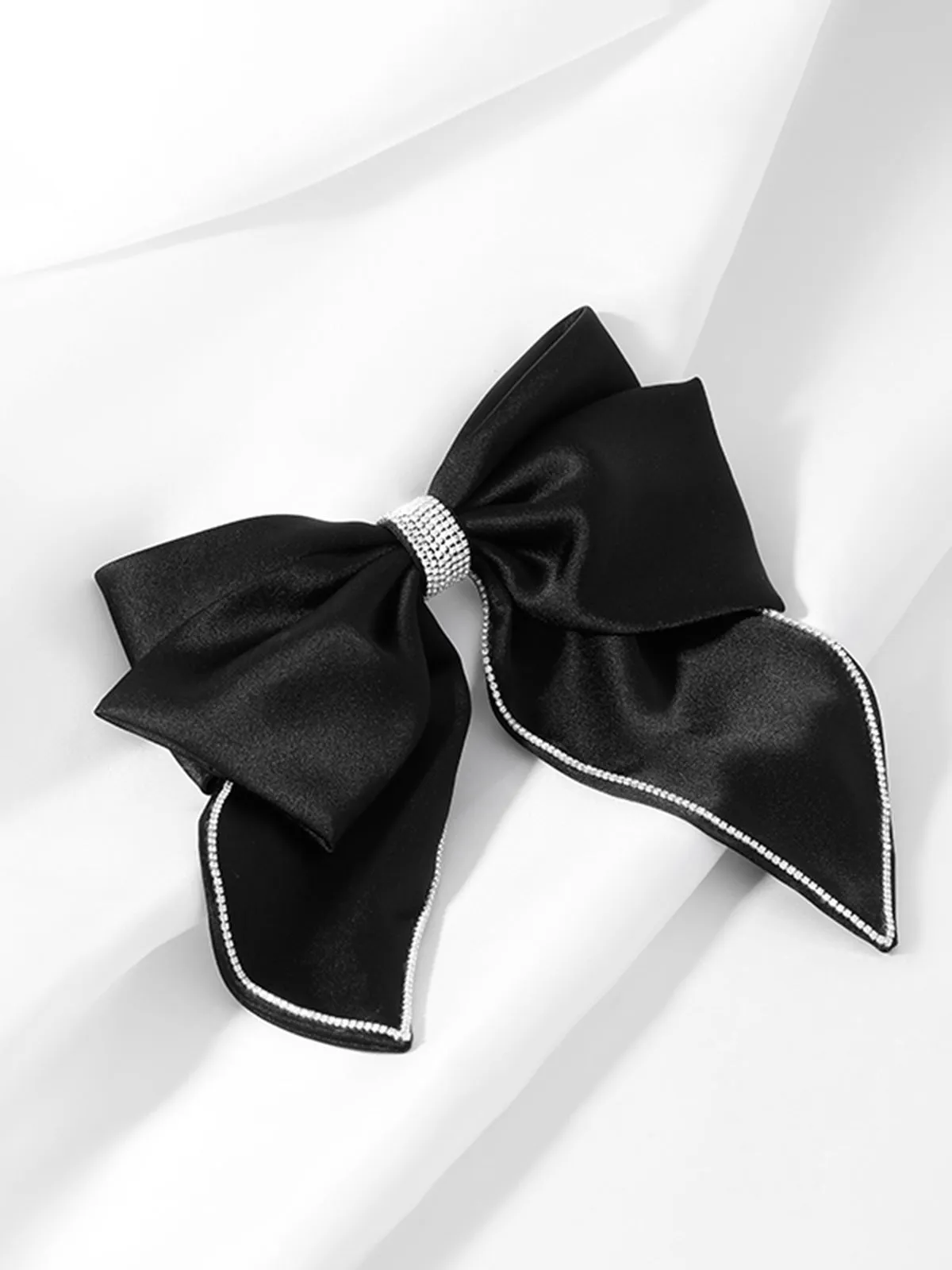 Rhinestone Trim Bow Hair Accessory sold by COMMENSE product image thumbnail 3