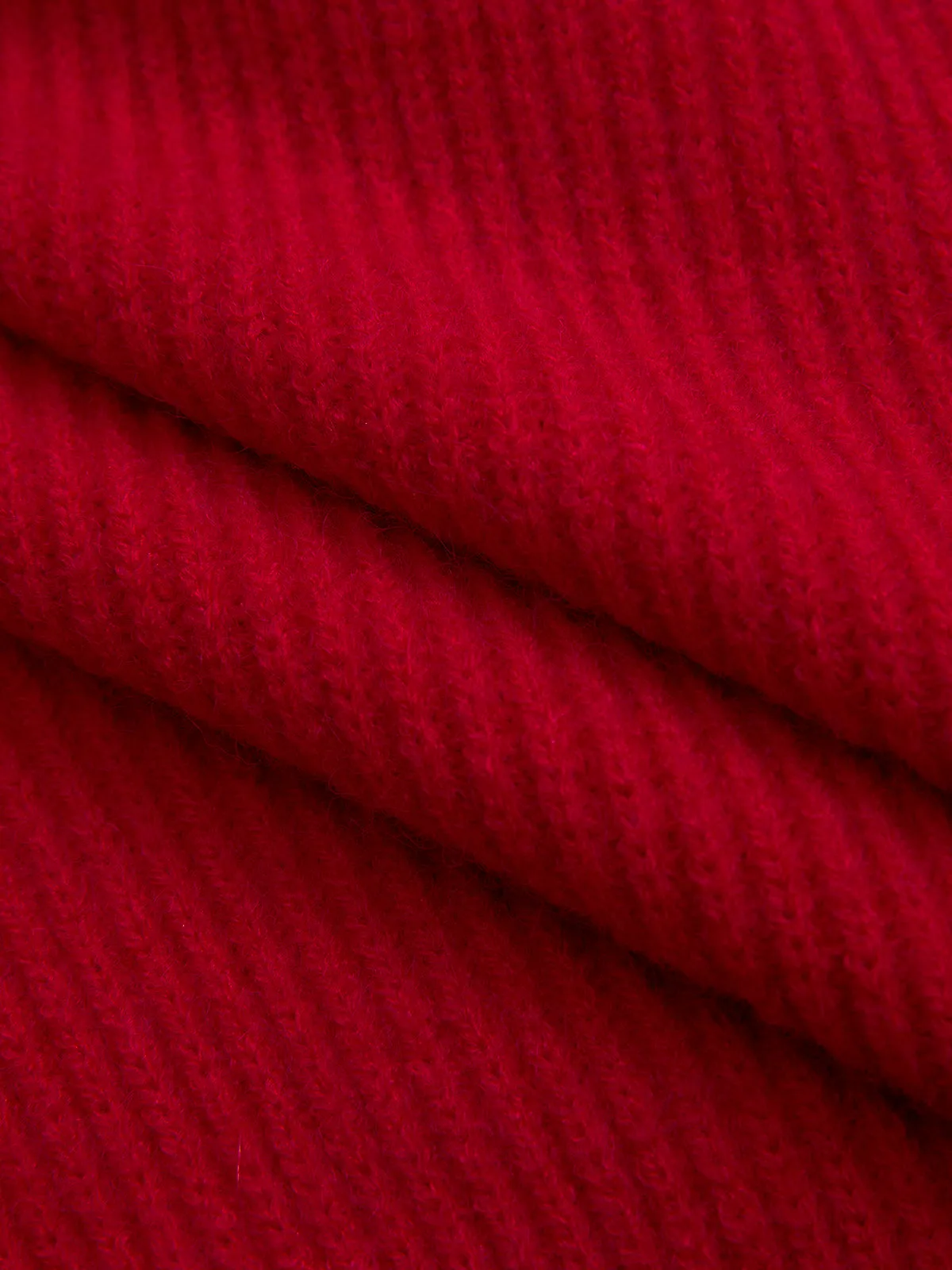 Wrap V-Neck Ribbed Knit Mini Dress sold by COMMENSE product image thumbnail 3