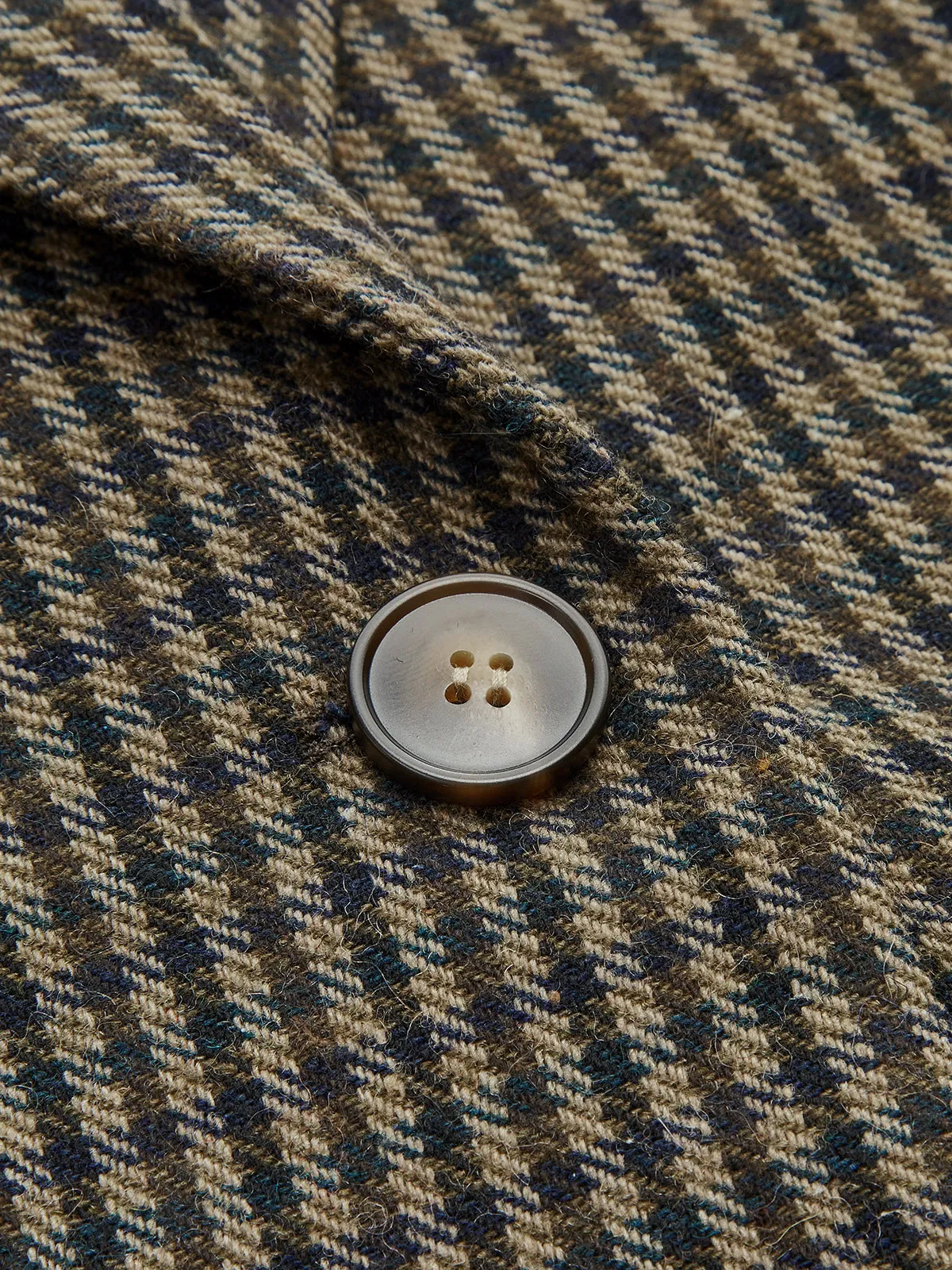 Wool-Blend Houndstooth Blazer sold by COMMENSE product image thumbnail 4