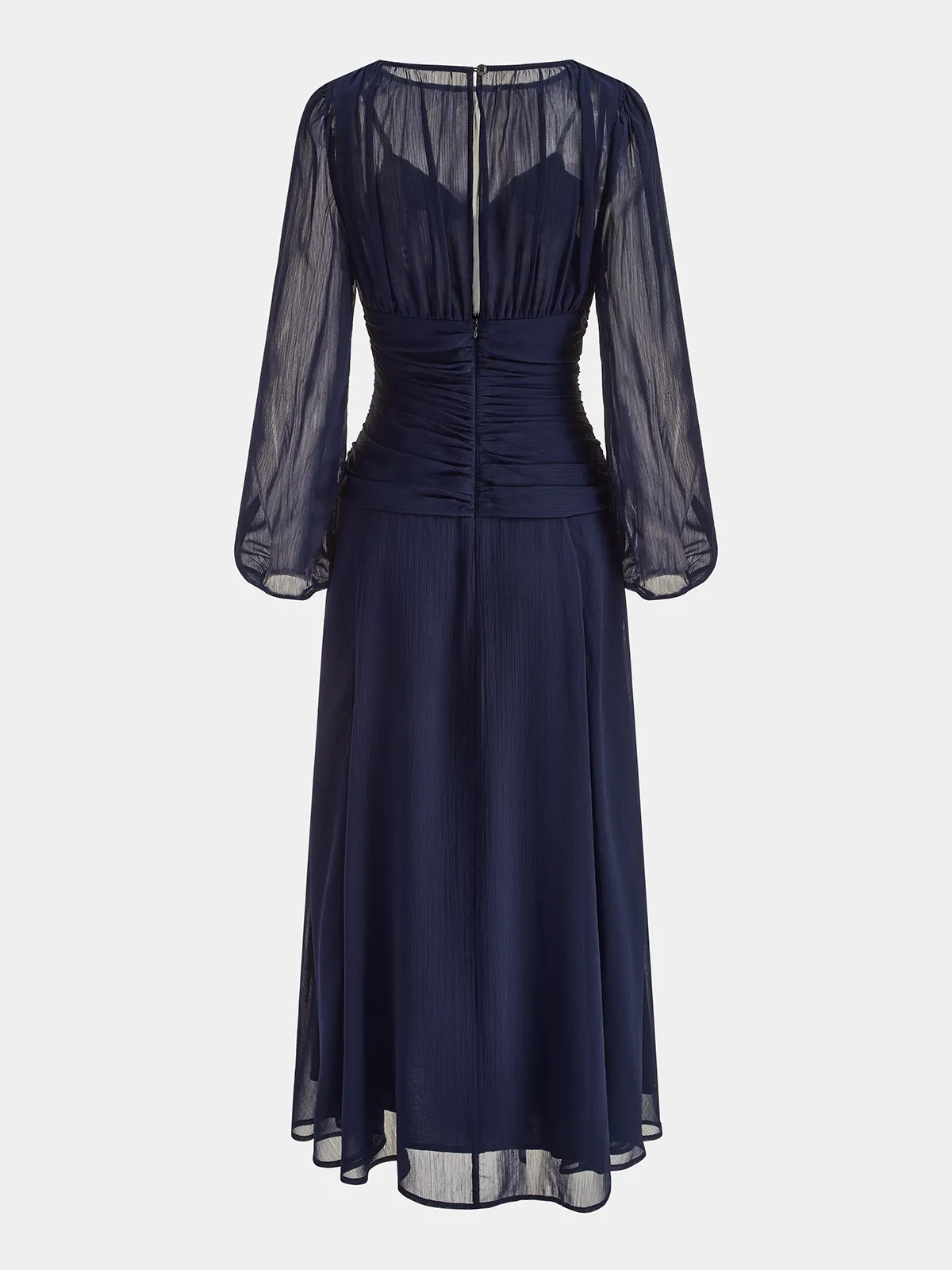 2 in 1 Semi-Sheer Chiffon Maxi Dress sold by COMMENSE product image thumbnail 3