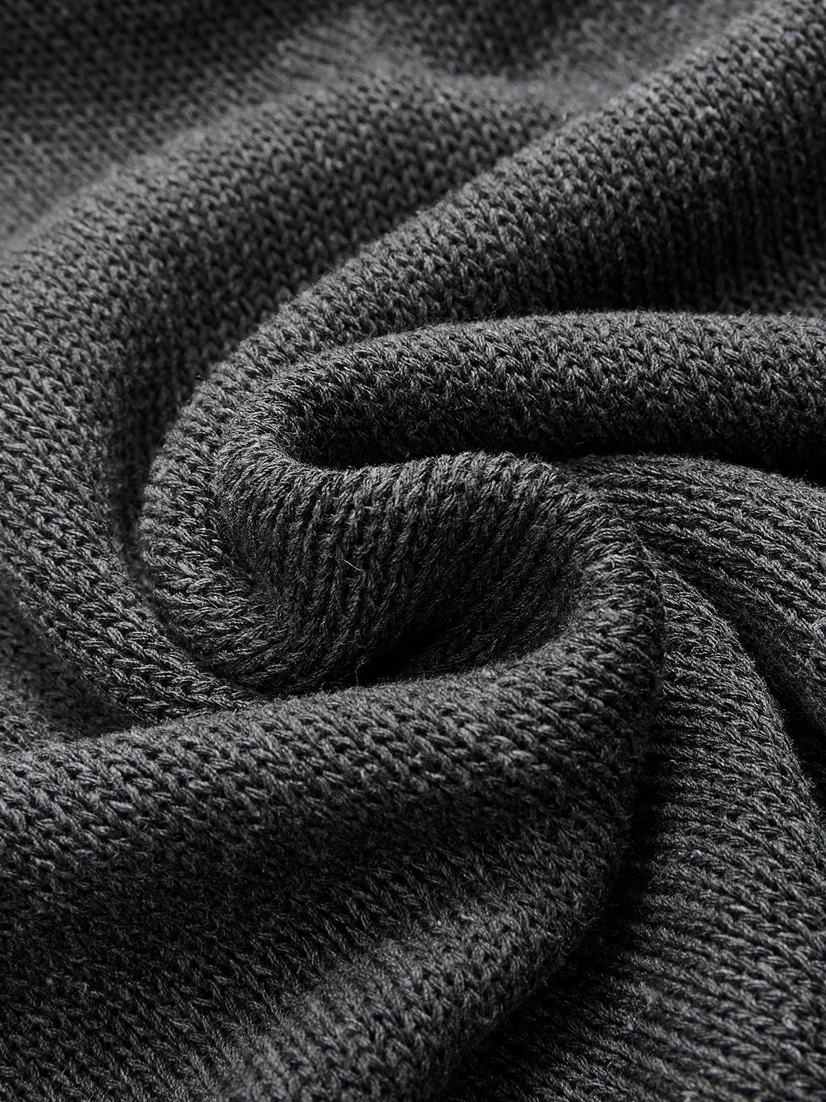 Batwing Sleeve Belted Knit Midi Dress sold by COMMENSE product image thumbnail 3