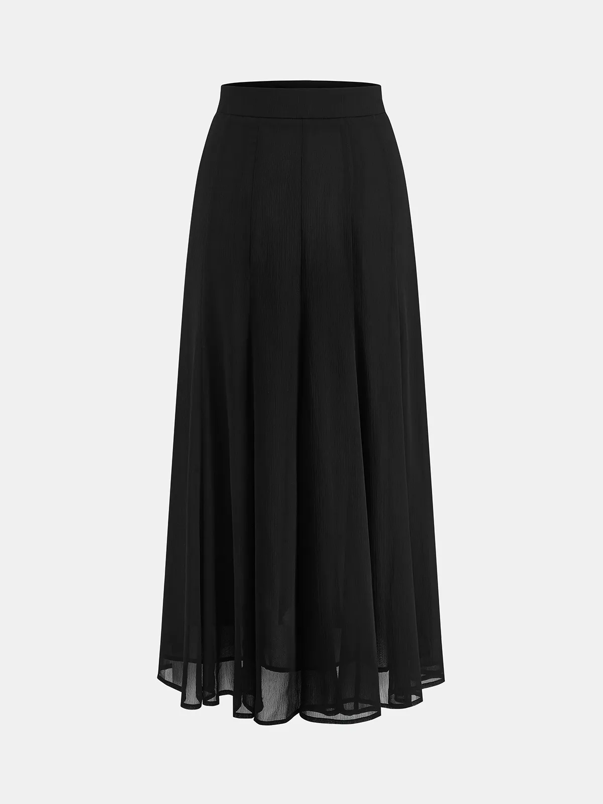 Textured Chiffon Maxi Skirt sold by COMMENSE
