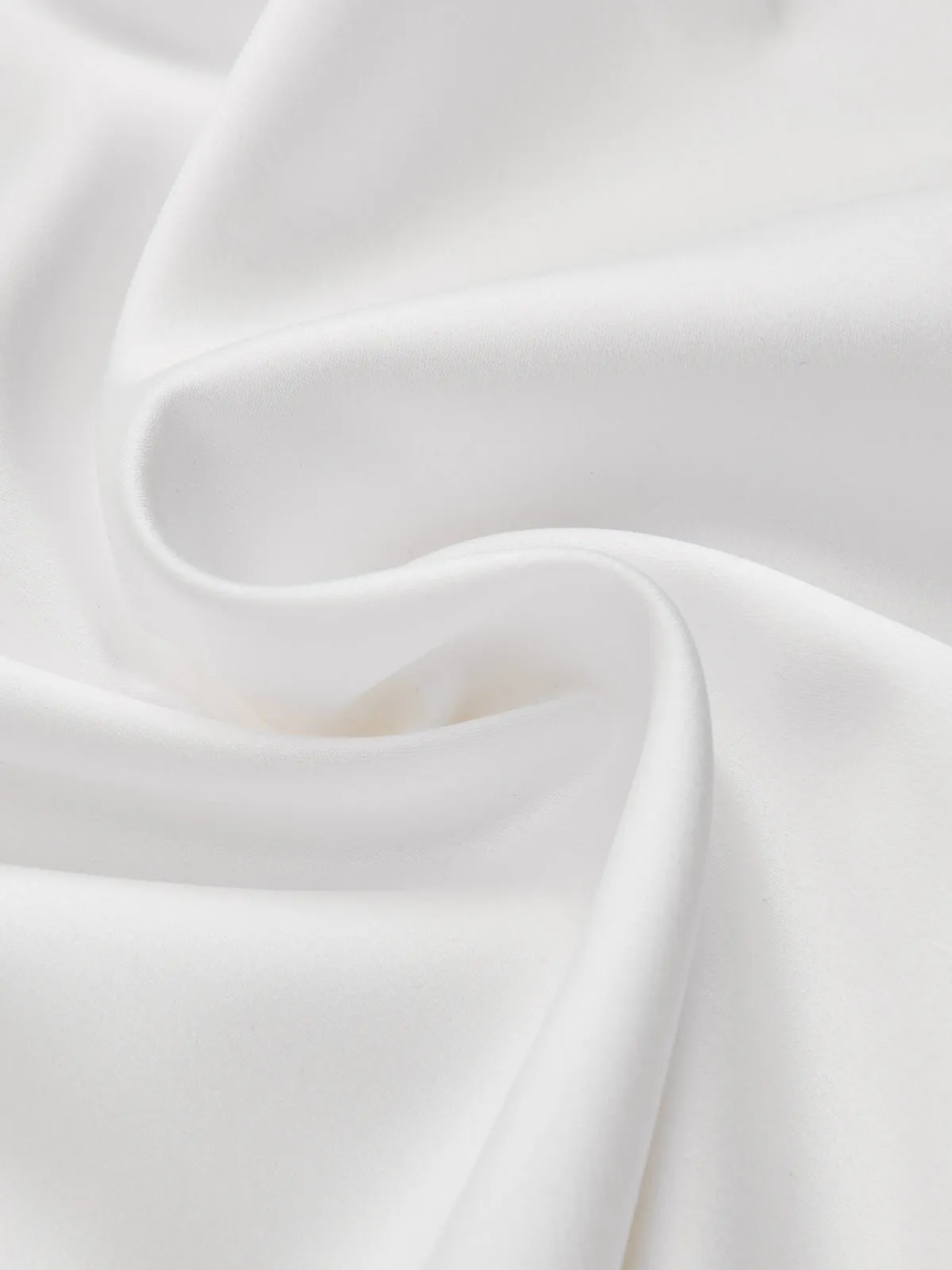 Semi-Sheer Satin Tie-Neck Long-Sleeve Blouse sold by COMMENSE product image thumbnail 3