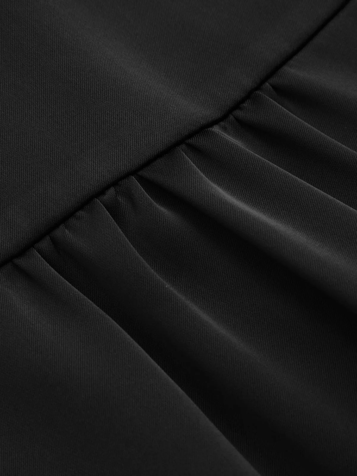 Sheer Long Sleeve Tie-Waist Satin Shirt sold by COMMENSE product image thumbnail 4