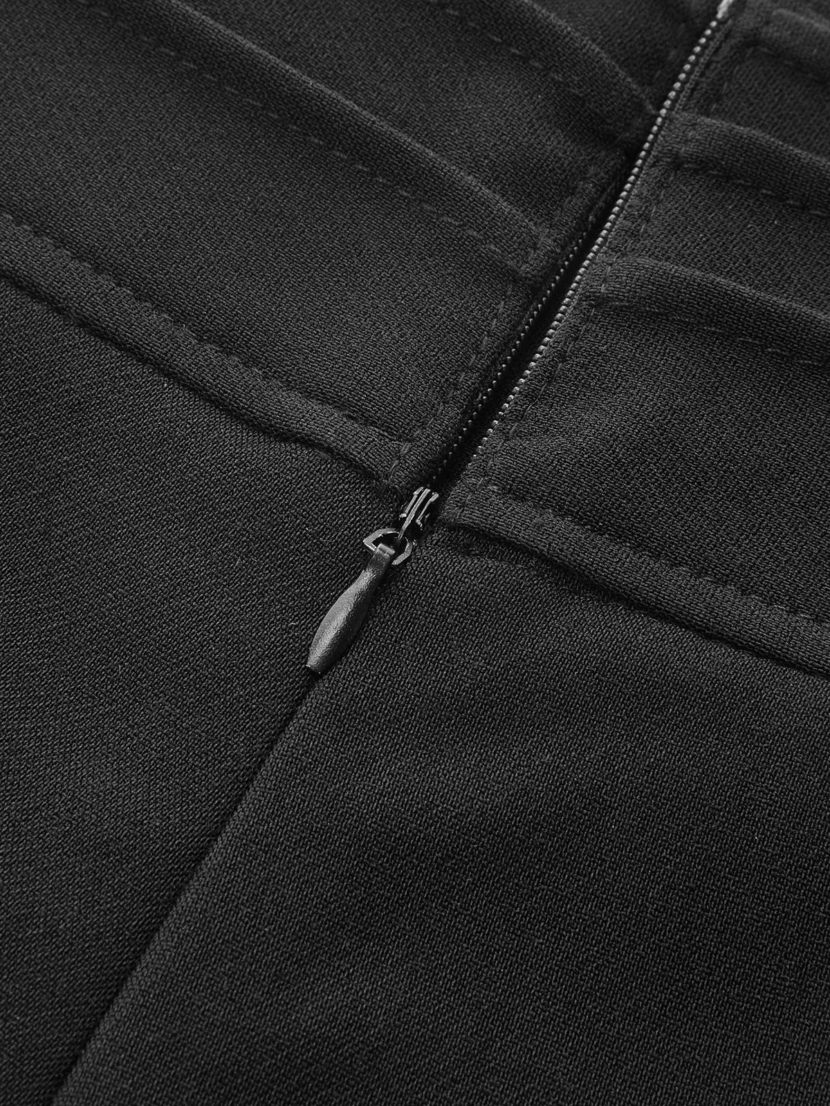 High-Waisted A-Line Pleated Shorts sold by COMMENSE product image thumbnail 3