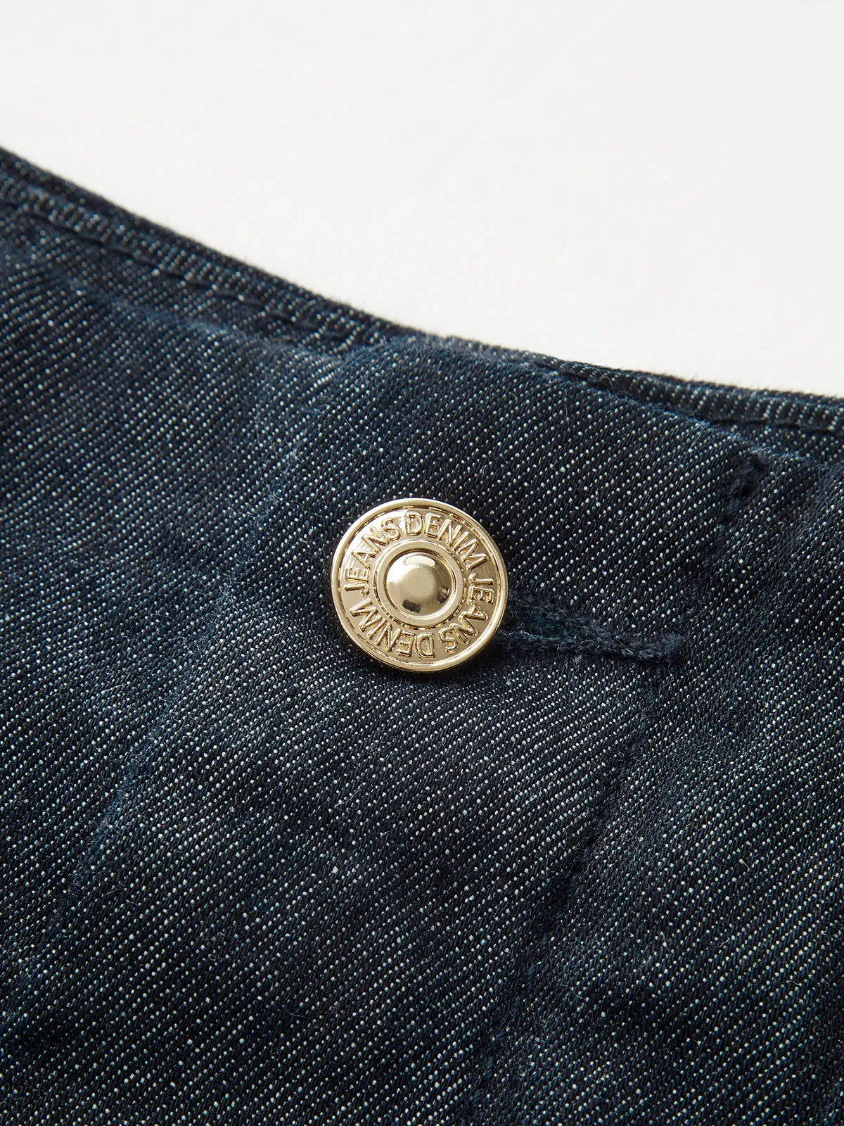 Contrast Stitch High-Waisted Wide-Leg Jeans sold by COMMENSE product image thumbnail 4