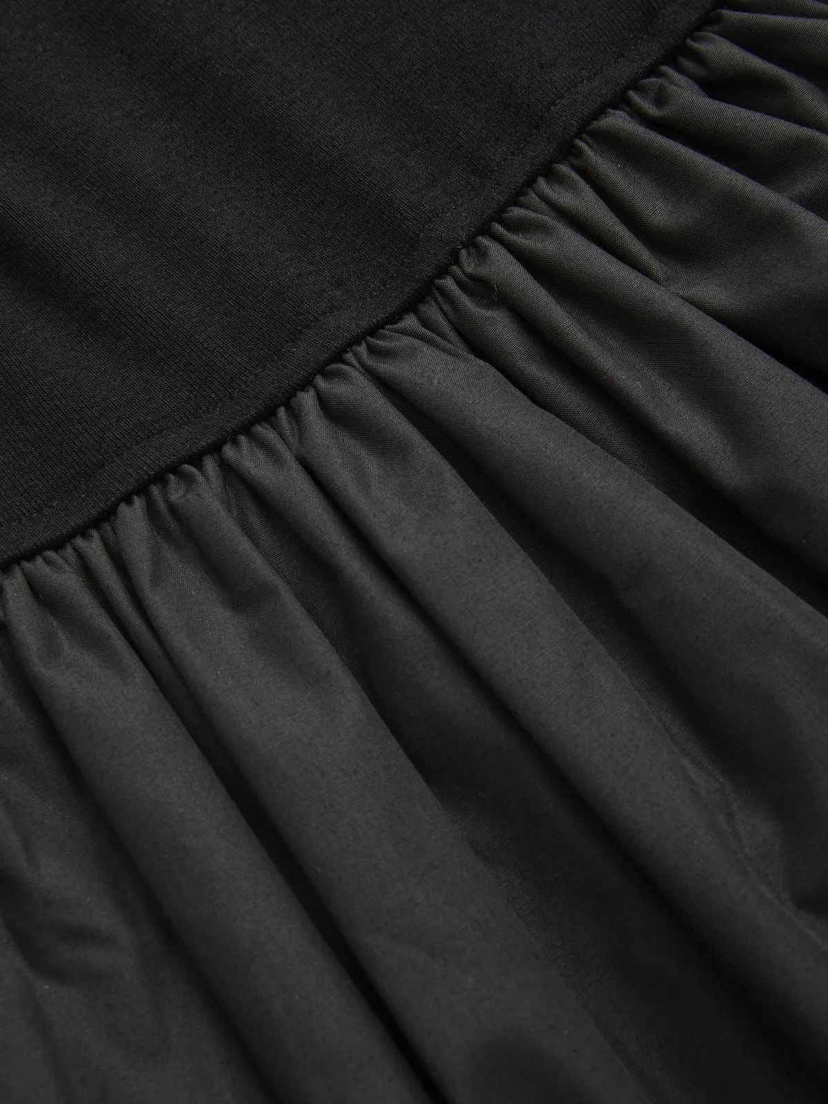 Tiered Ruffle Hem Long-Sleeve Fitted Dress sold by COMMENSE product image thumbnail 4