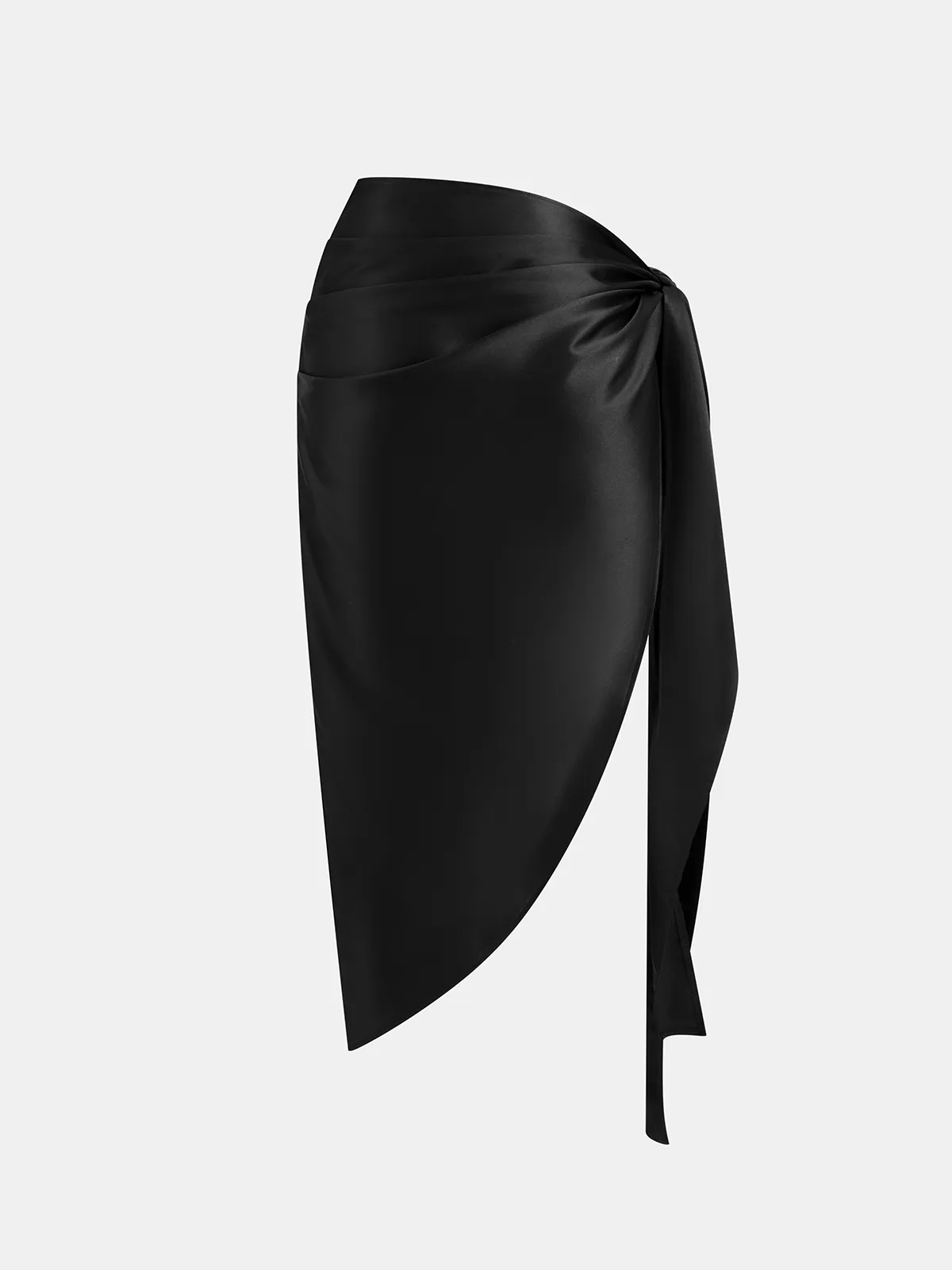 Floral Lace Cami Dress & Wrap Satin Skirt Set sold by COMMENSE product image thumbnail 5