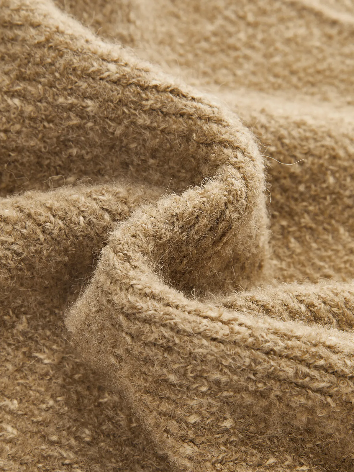 Wool-Blend Mock Neck Sweater Vest sold by COMMENSE product image thumbnail 3