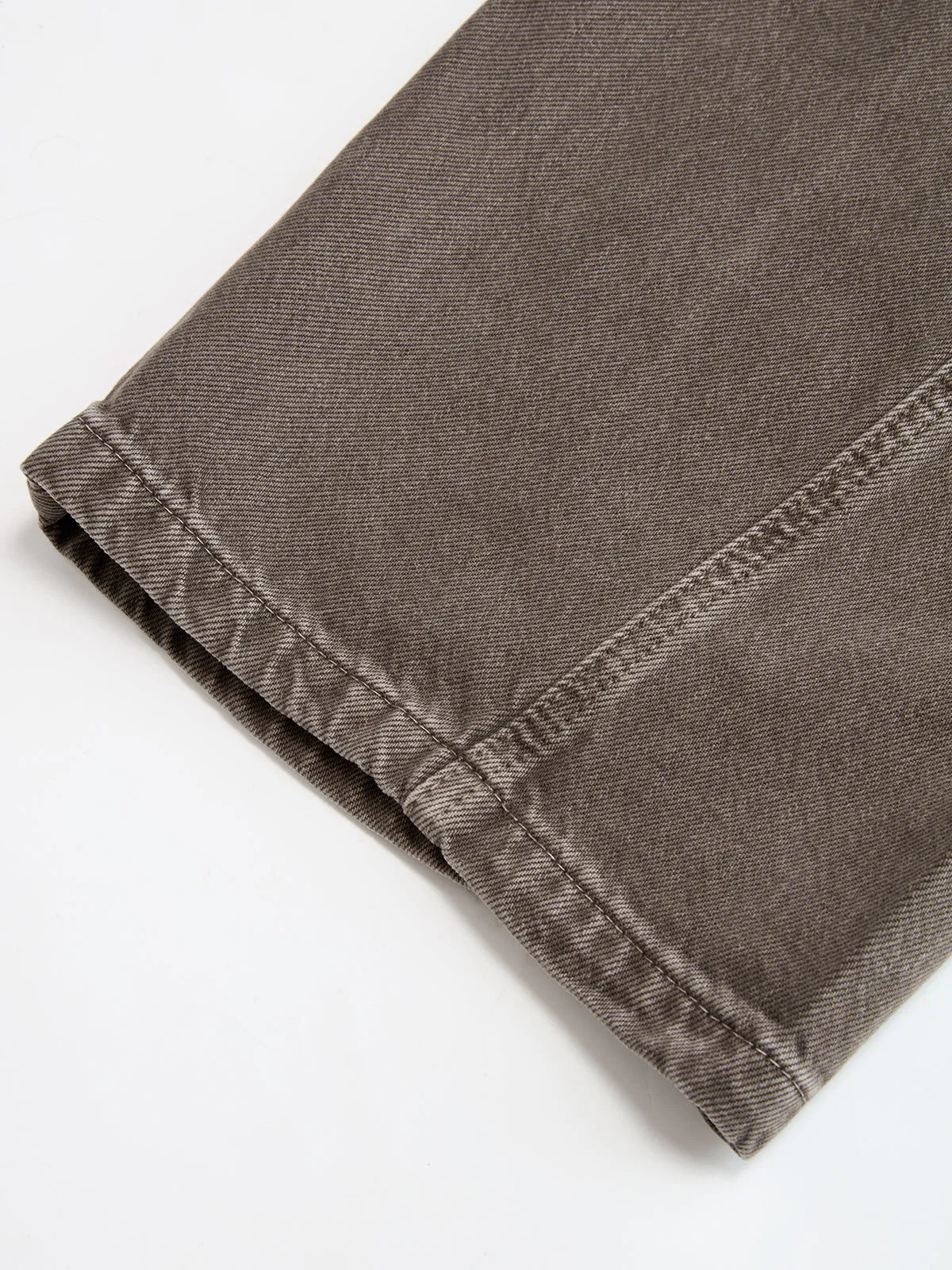 Distressed Denim Curved-Leg Pants sold by COMMENSE product image thumbnail 5