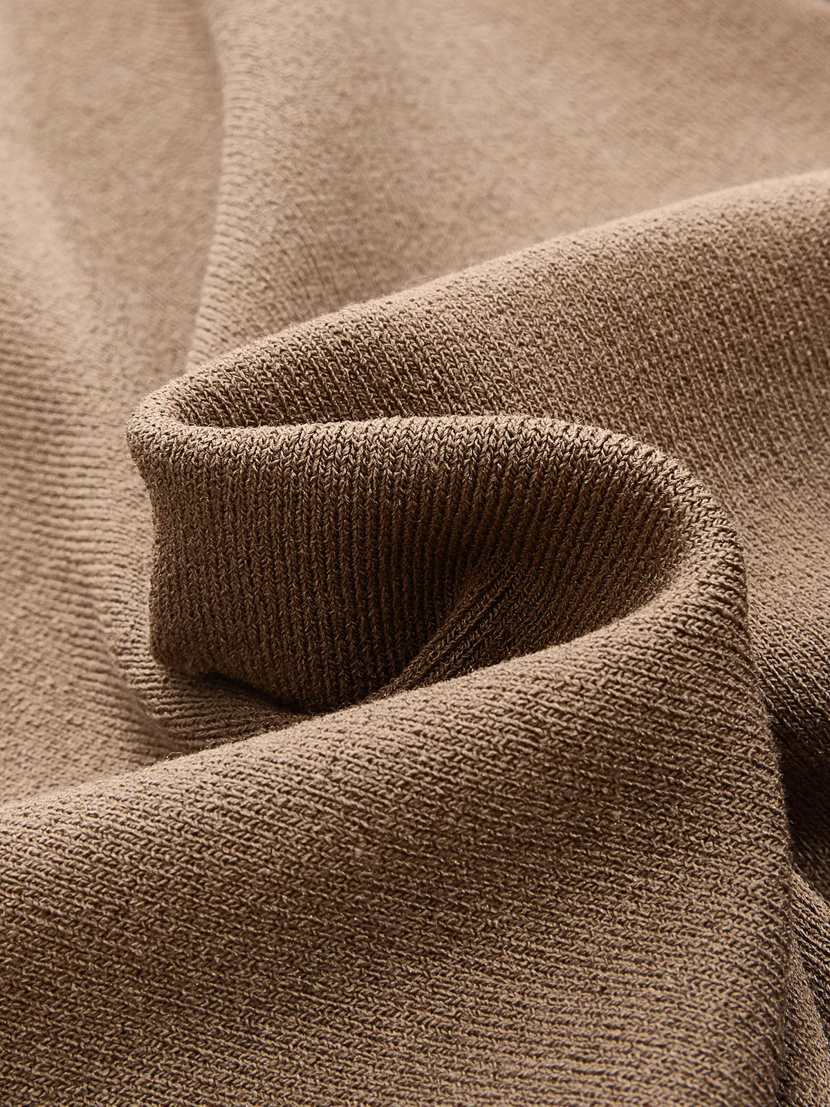 Metal Buckle Asymmetric Neckline Knit Top sold by COMMENSE product image thumbnail 4