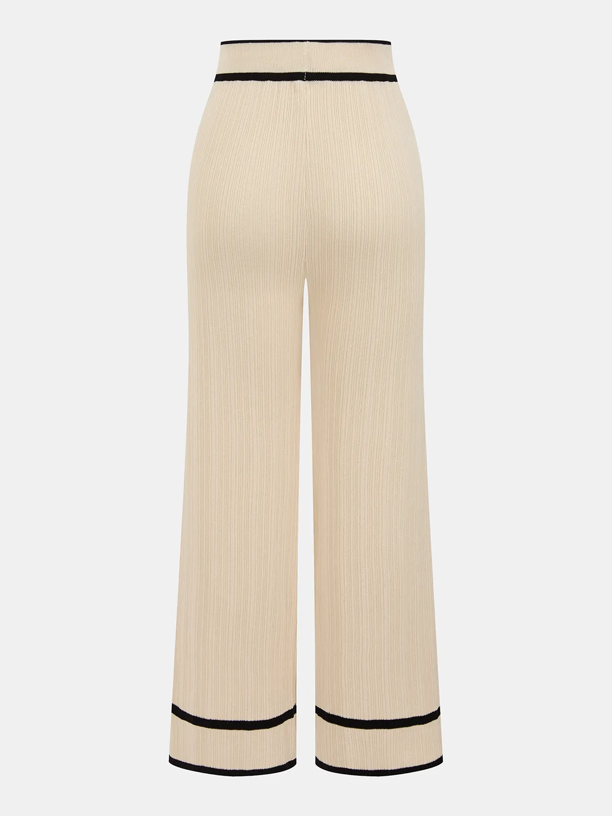 Contrast Trim Polo Top & Drawstring Pant Set sold by COMMENSE product image thumbnail 5