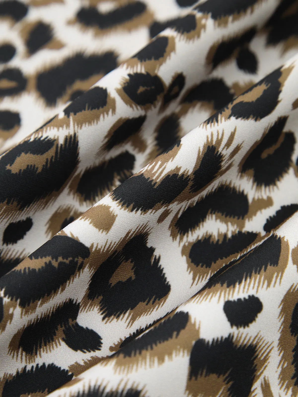 Leopard Print Bow V-neck Vest sold by COMMENSE product image thumbnail 4