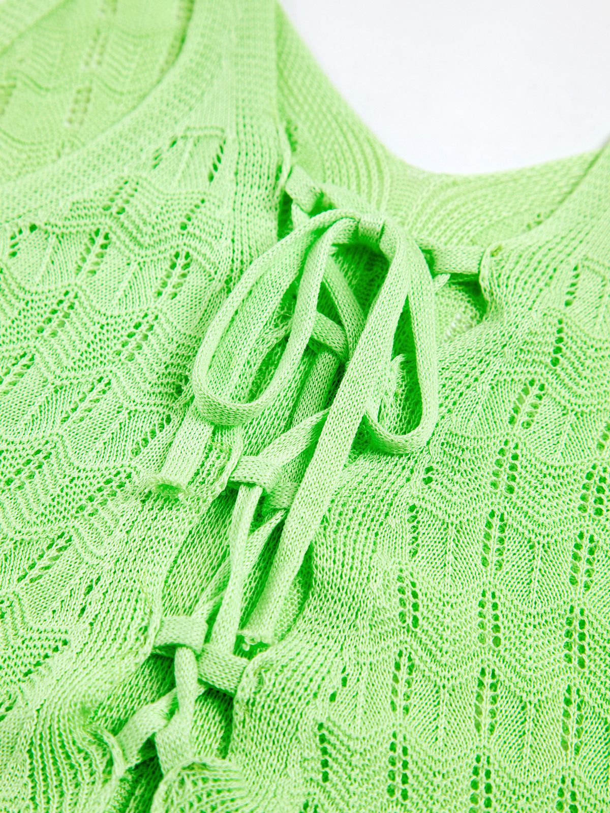 Crochet Tied Long Dress sold by COMMENSE product image thumbnail 3