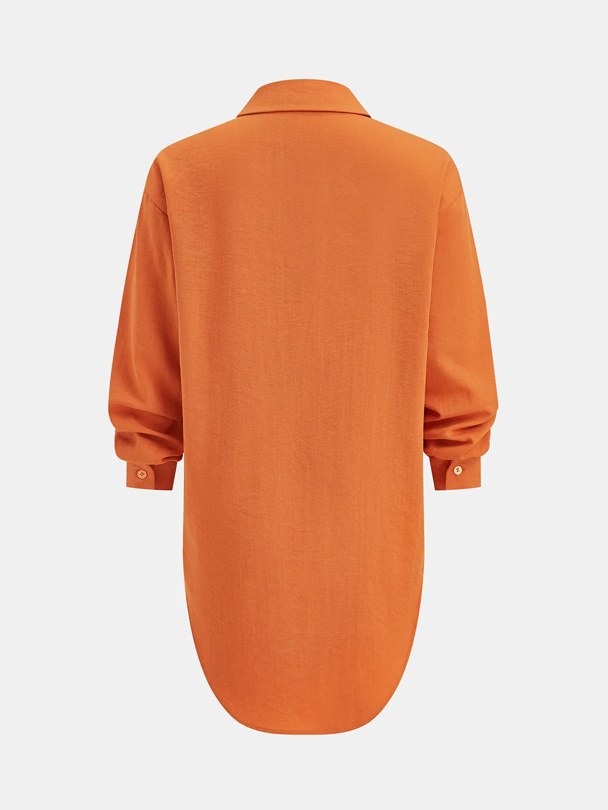 Knot-Front Shirt & Wide-Leg Pants Set sold by COMMENSE product image thumbnail 4