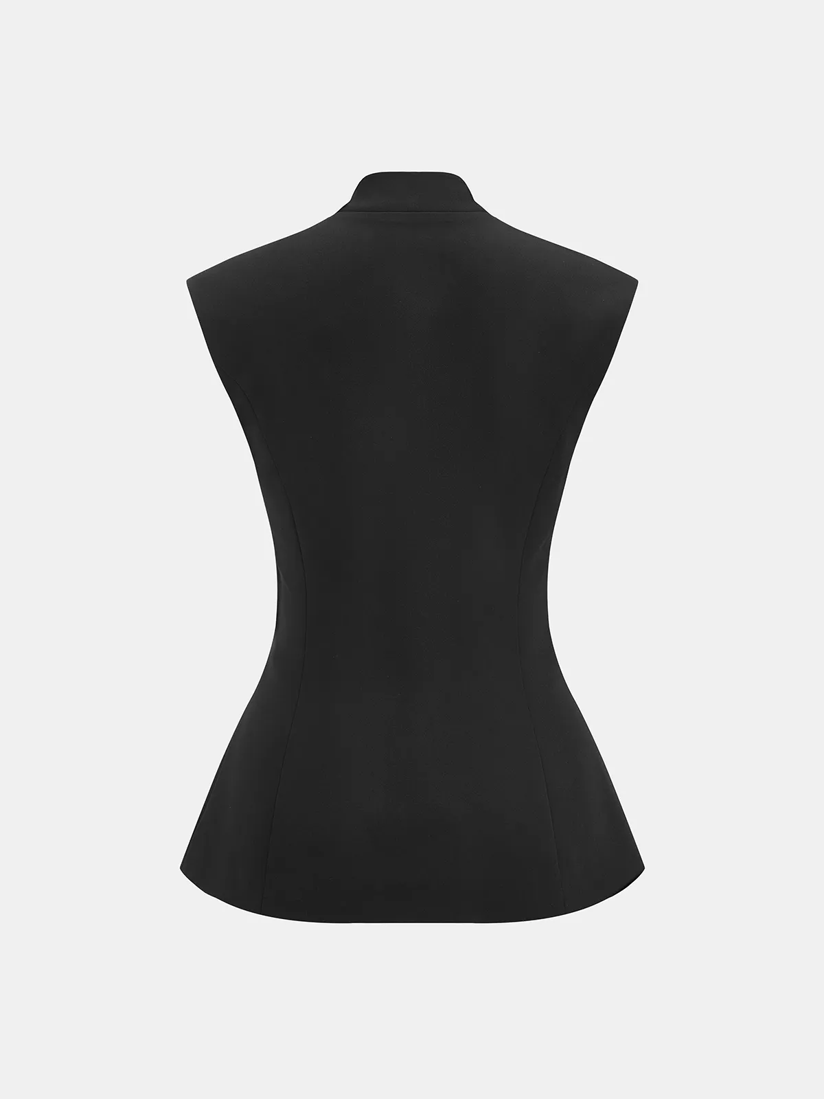 Notch Lapel Buckle Detail Blazer Vest sold by COMMENSE product image thumbnail 3