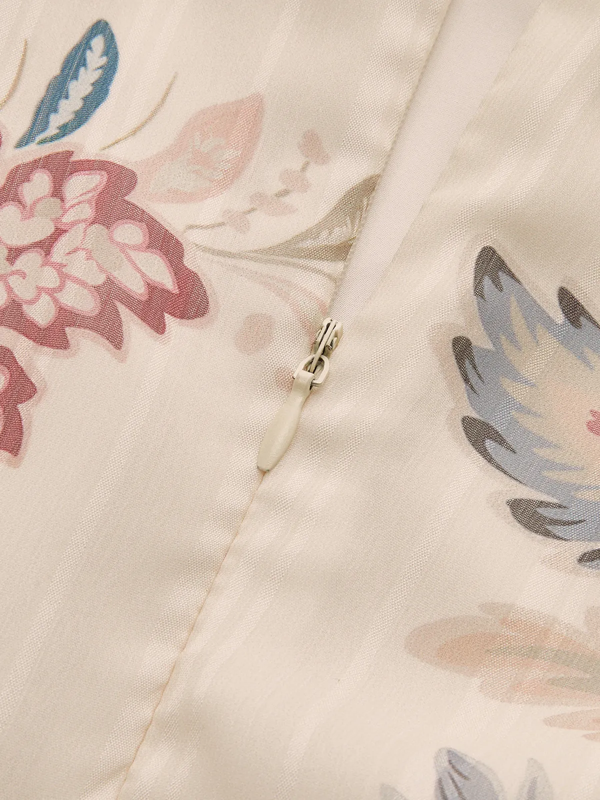 Layered Ruffled Floral Chiffon Mini Dress sold by COMMENSE product image thumbnail 4