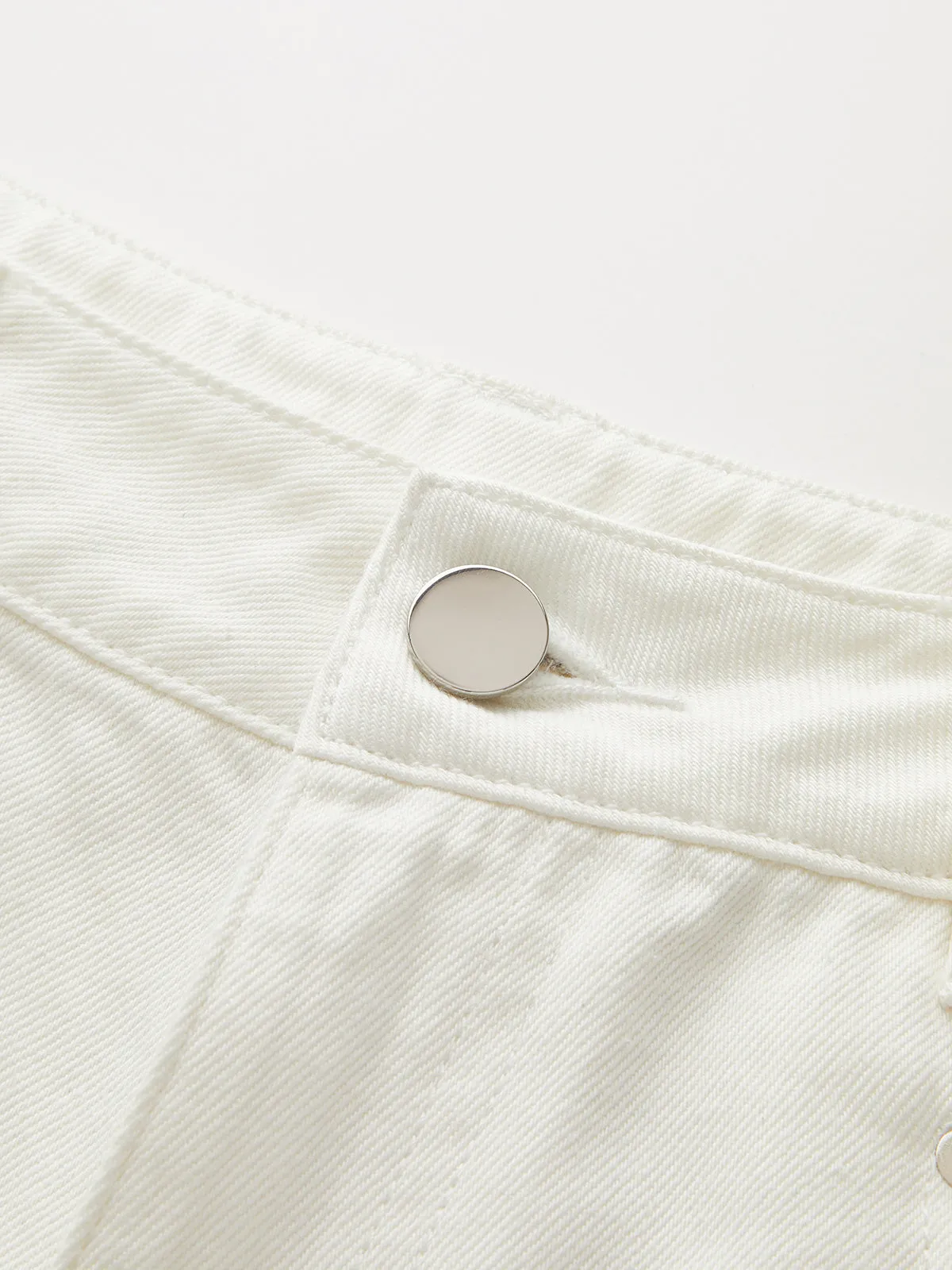 Mid Waist Wide Leg Denim Pants sold by COMMENSE product image thumbnail 4