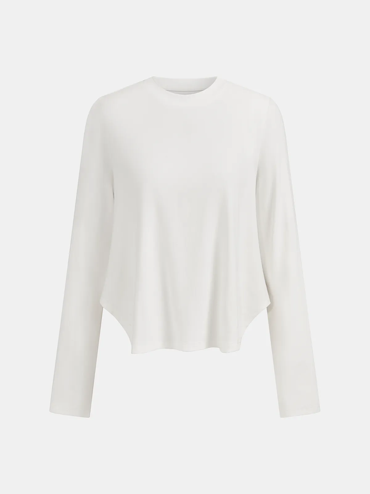 Cotton-Blend Knot-Front Cropped Top sold by COMMENSE product image thumbnail 5