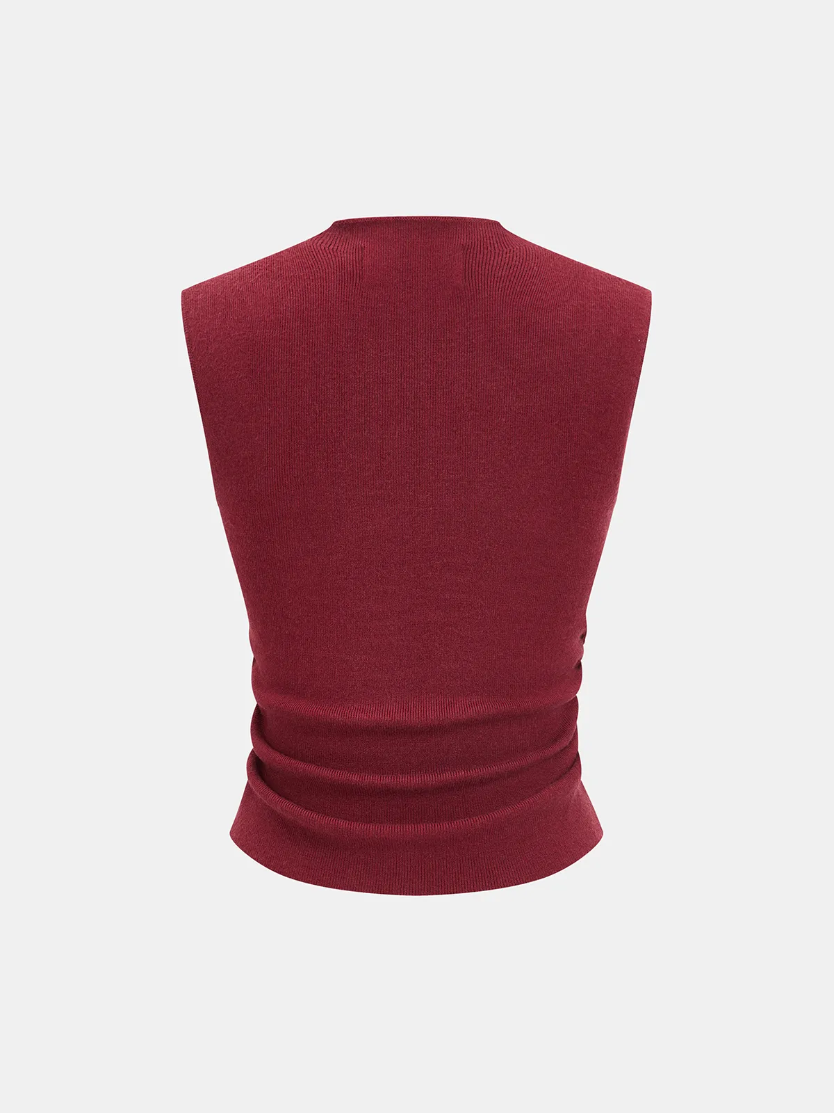 3D Floral Sleeveless Mock Neck Top sold by COMMENSE product image thumbnail 2