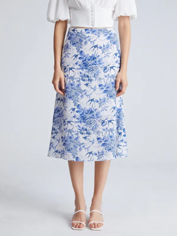 Camellia Fields Skirt sold by COMMENSE