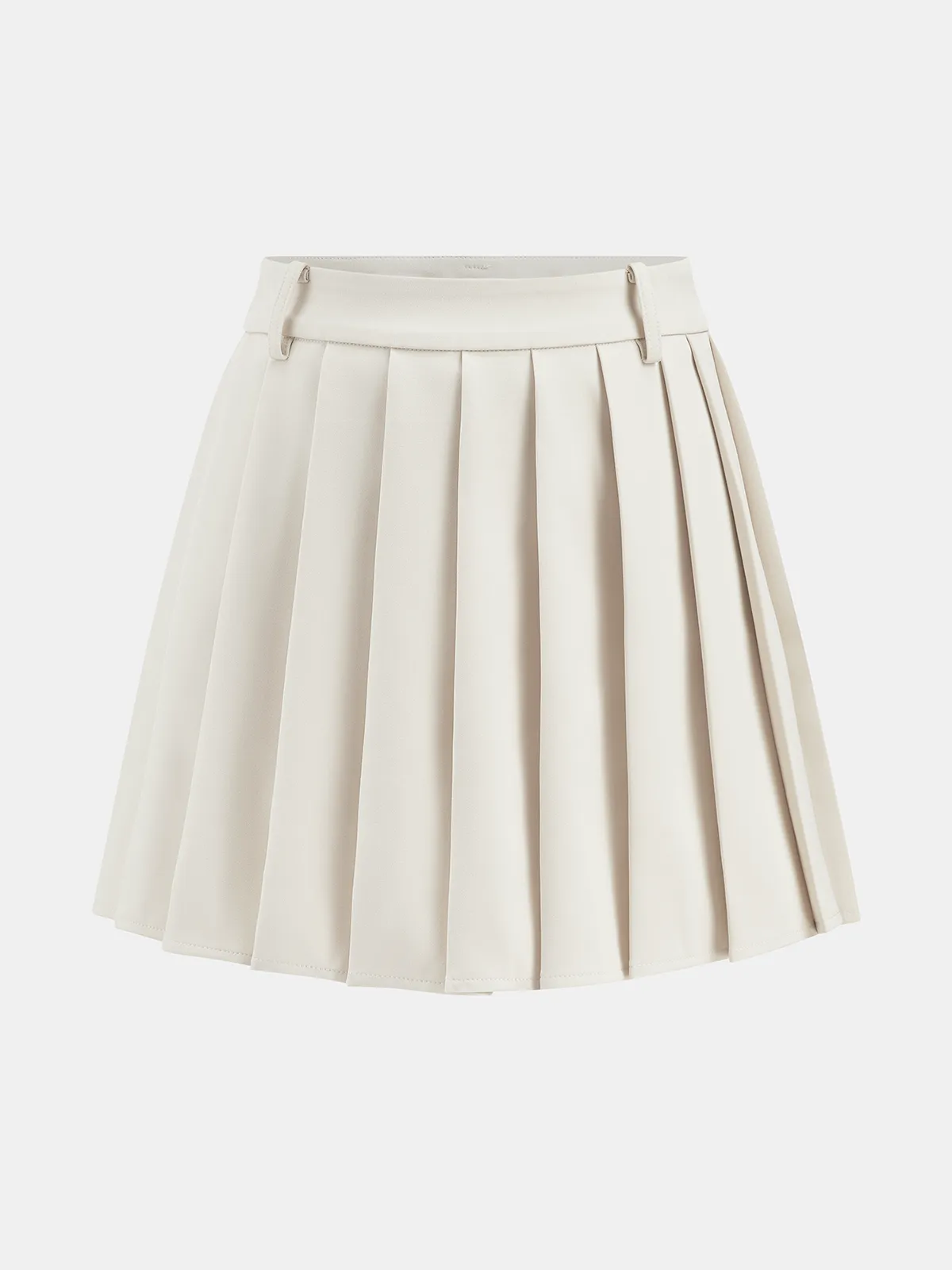 Belted Waistcoat Vest & Pleated Mini Skirt Set sold by COMMENSE product image thumbnail 5