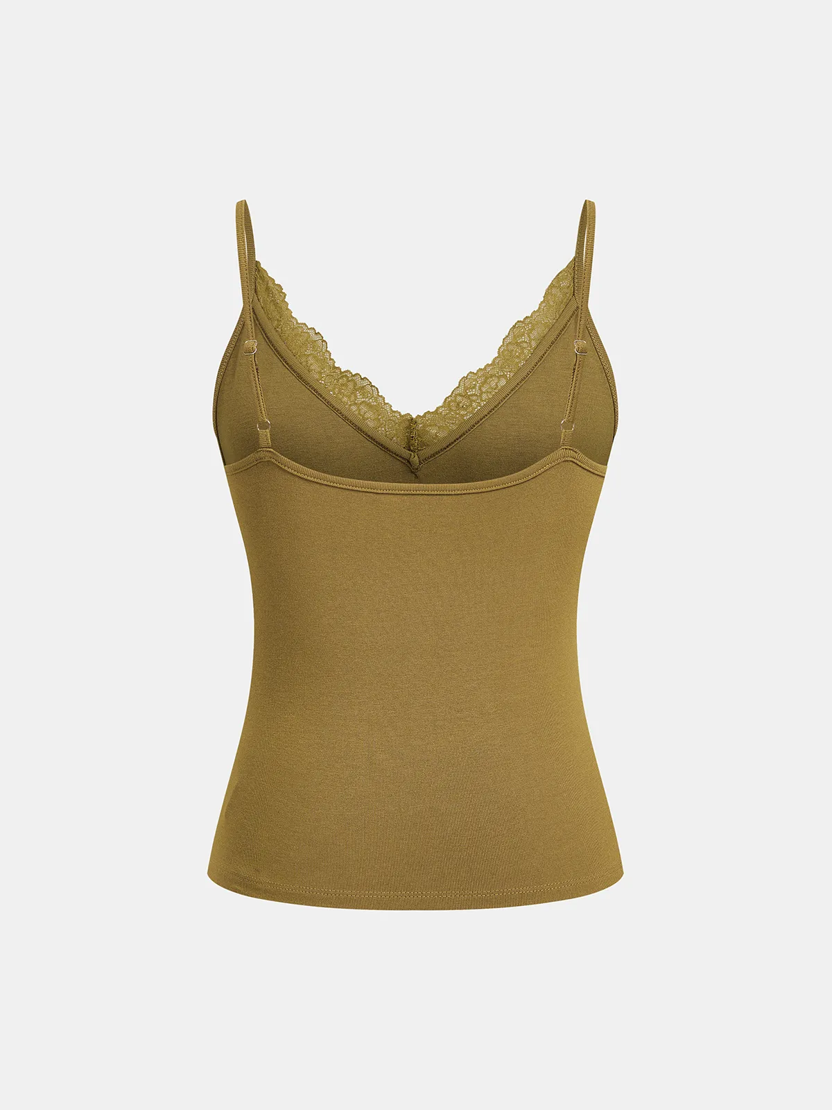 Lace Trim V-Neck Cami Top sold by COMMENSE product image thumbnail 2