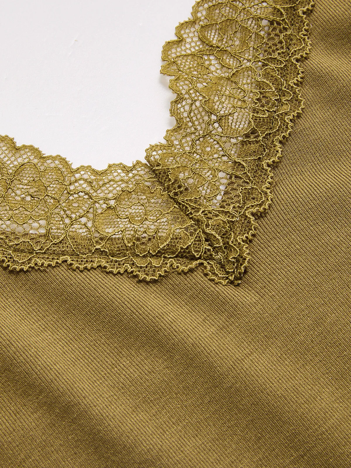 Lace Trim V-Neck Cami Top sold by COMMENSE product image thumbnail 4