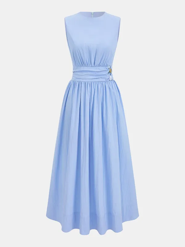 Decorative Detail Sleeveless Maxi Dress sold by COMMENSE