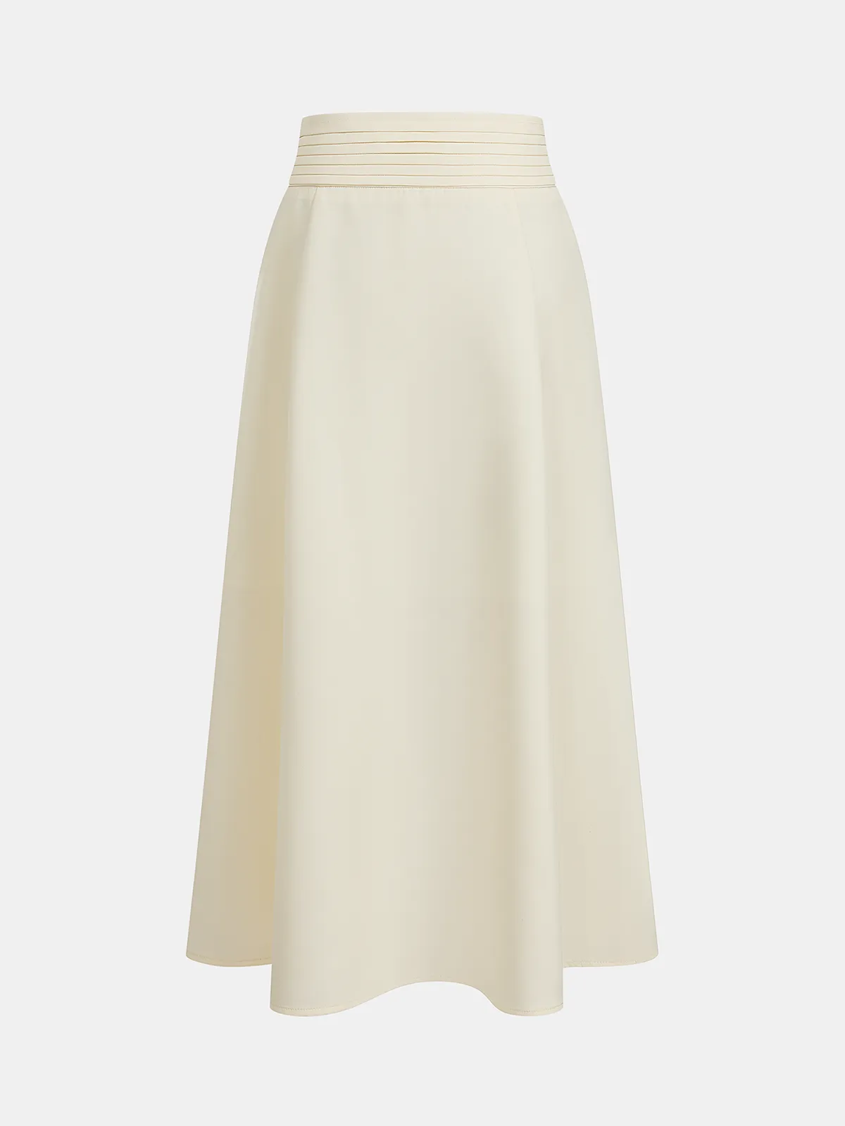 Twist-Front Crop Top & Midi Skirt Set sold by COMMENSE product image thumbnail 5