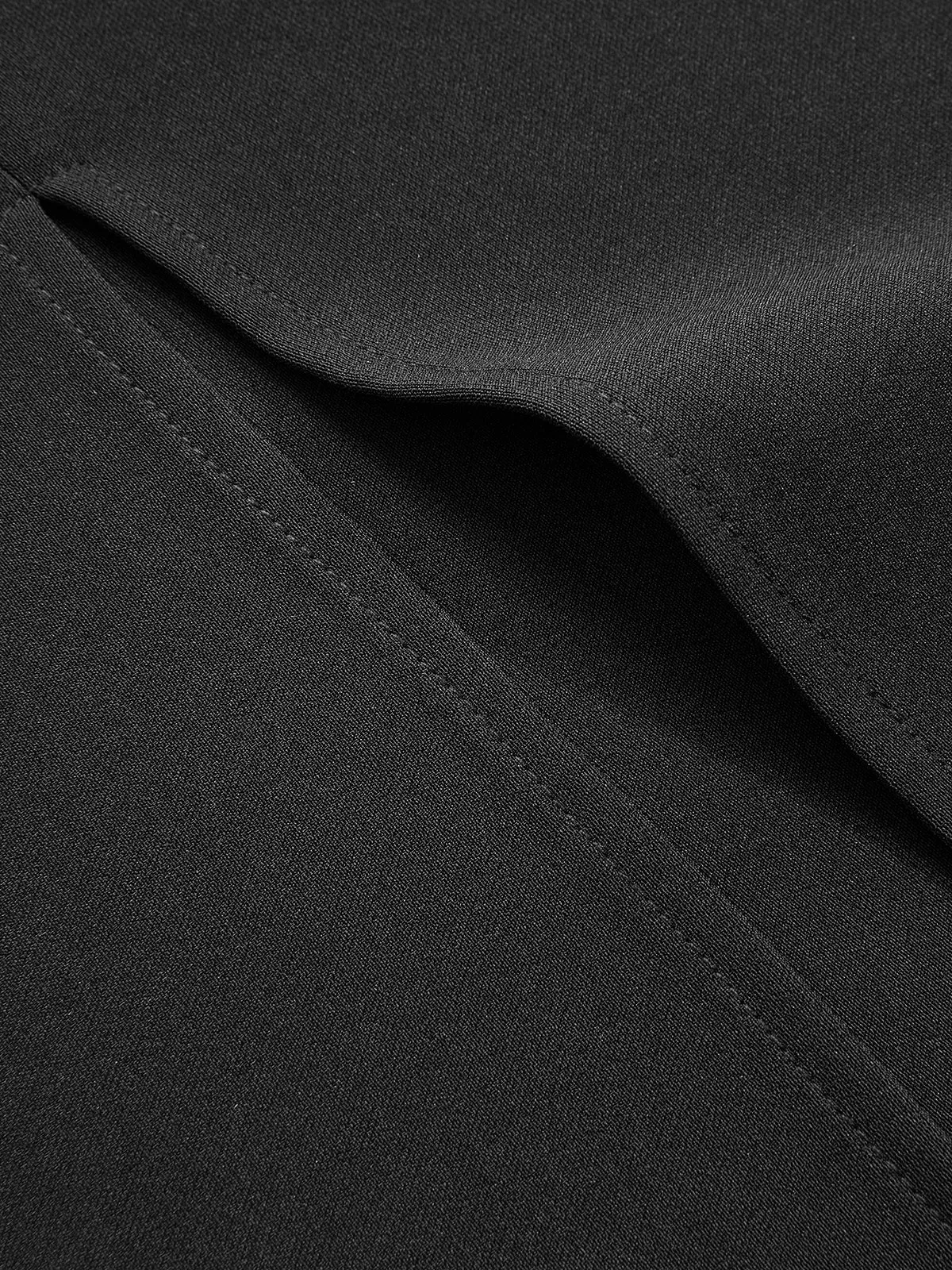 Draped Mesh Cape Sleeve Maxi Dress sold by COMMENSE product image thumbnail 4