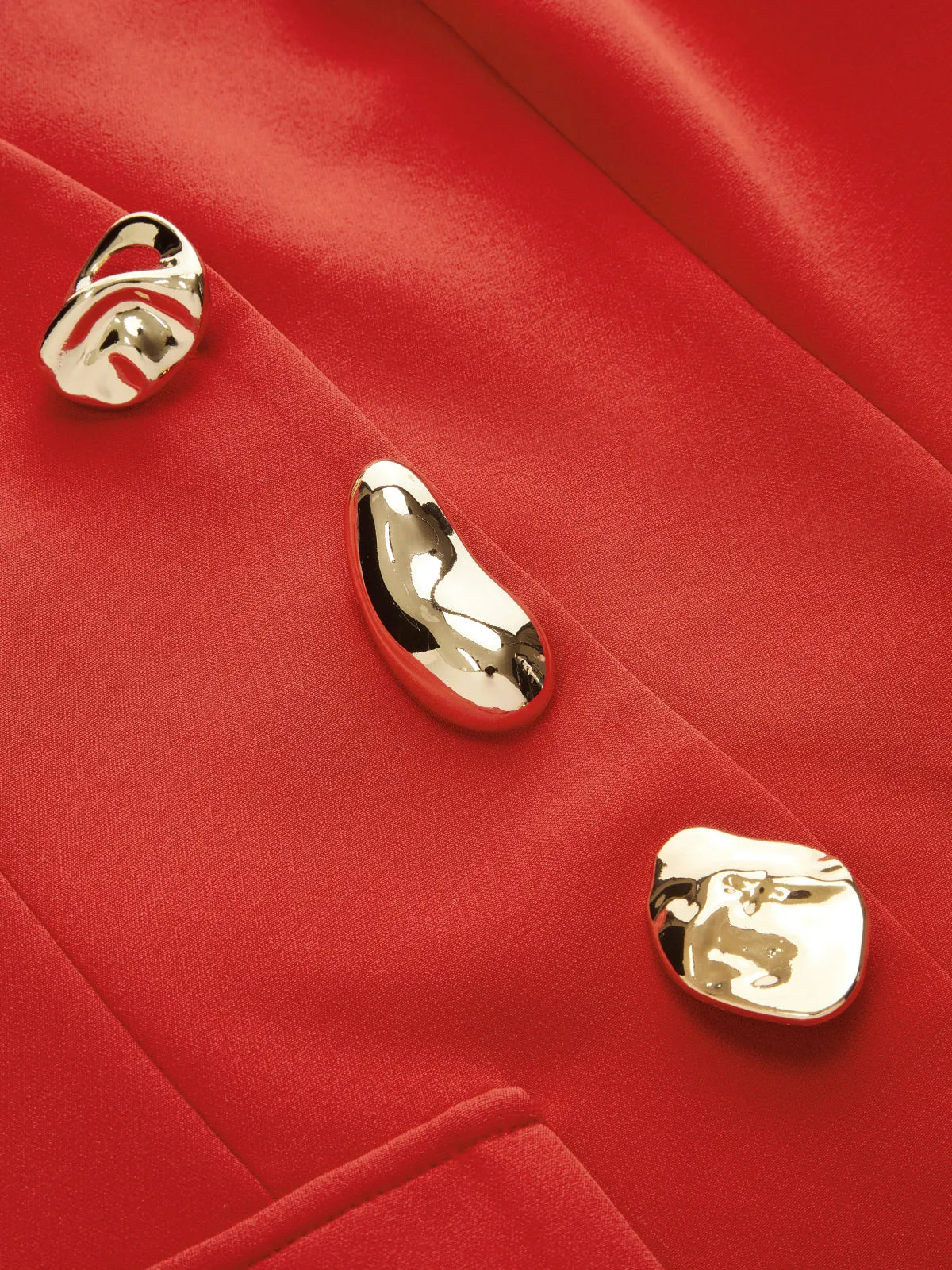 Metal Detail Sleeveless Blazer Vest sold by COMMENSE product image thumbnail 4