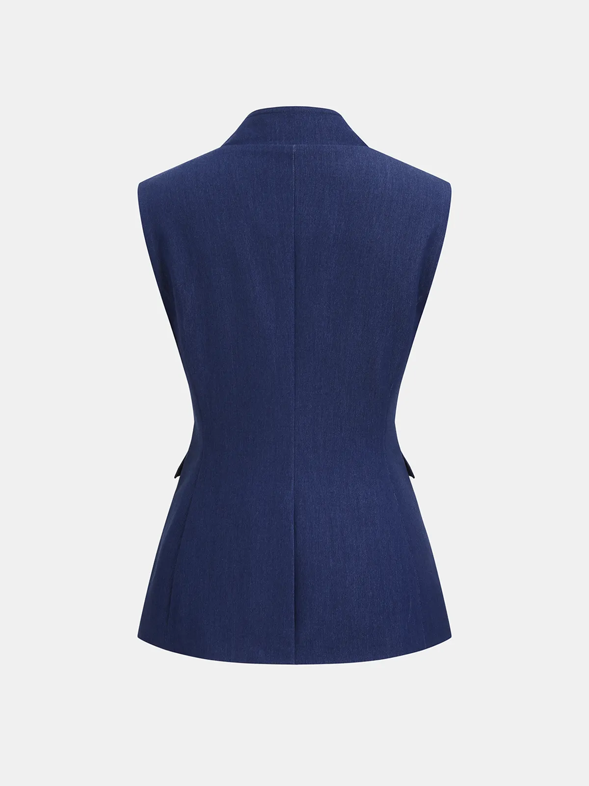Double-Breasted Sleeveless Blazer Vest sold by COMMENSE product image thumbnail 2