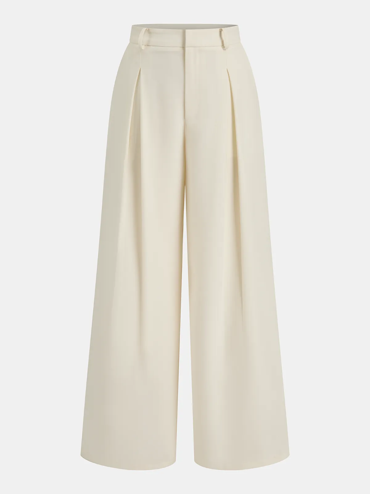 Semi-Sheer Sleeveless Belted Top & Pleated Pants Set sold by COMMENSE product image thumbnail 4