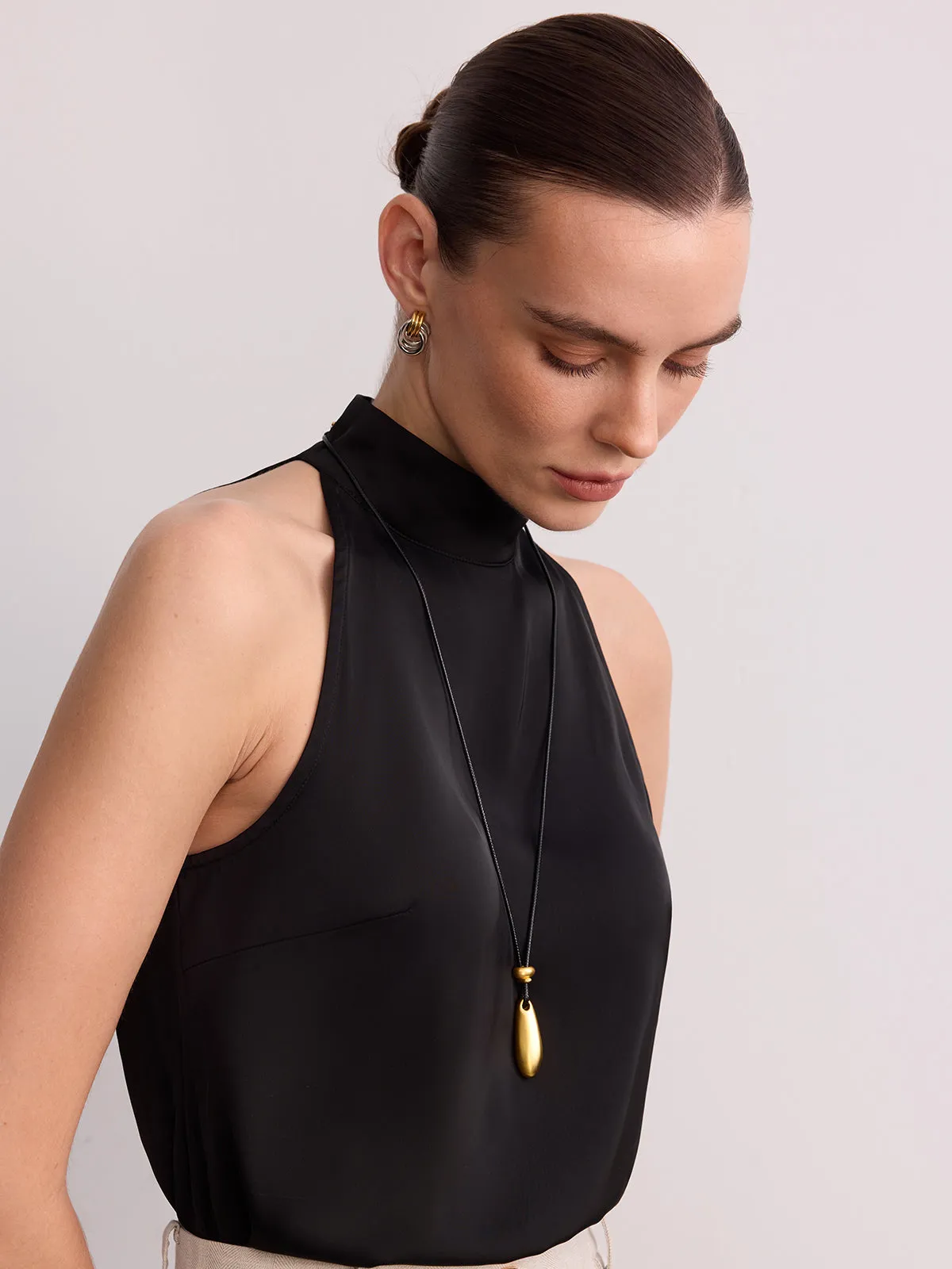 Teardrop Pendant Necklace sold by COMMENSE product image thumbnail 4