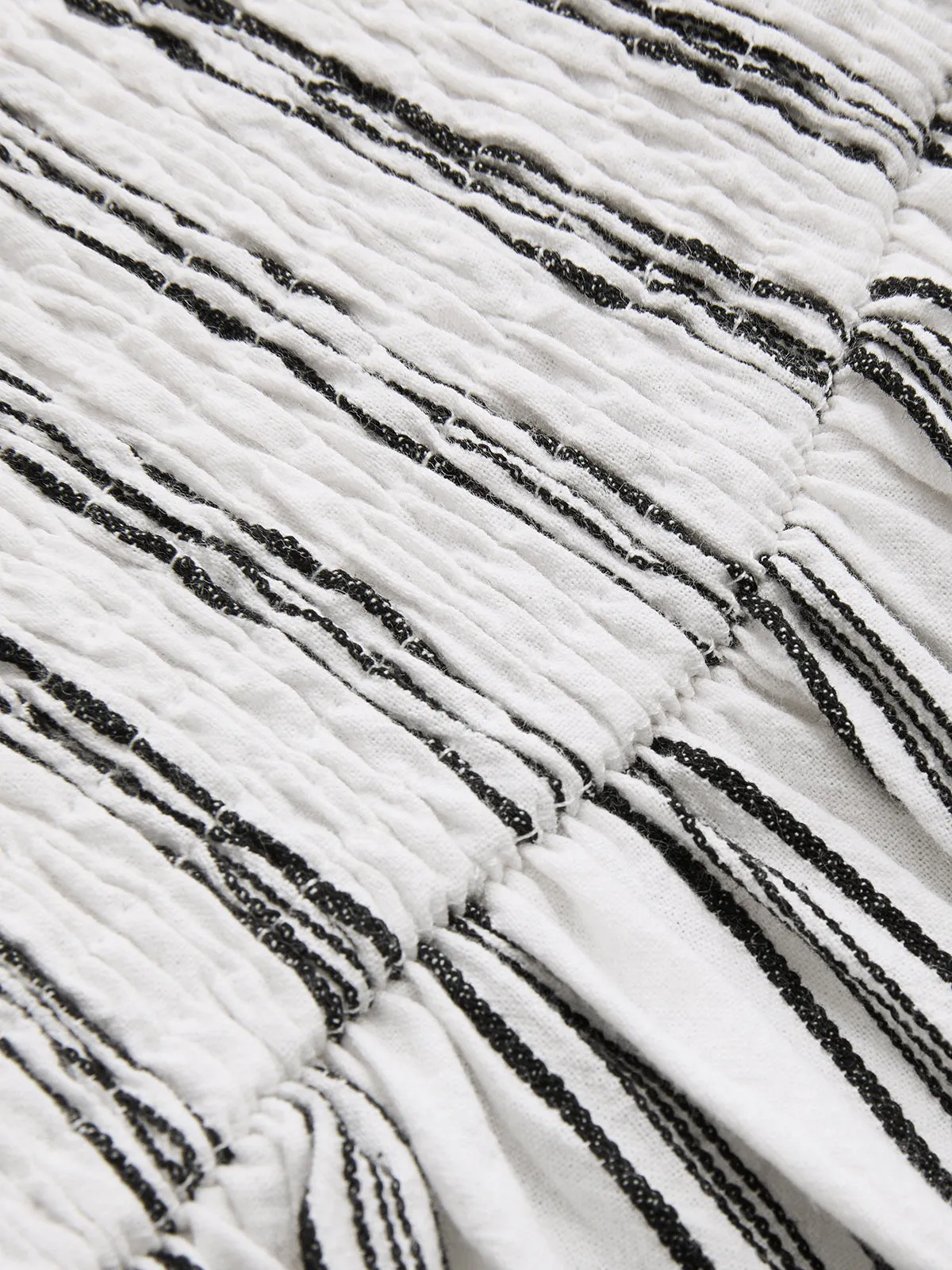 Cotton Striped Halter Peplum Tank Top sold by COMMENSE product image thumbnail 5