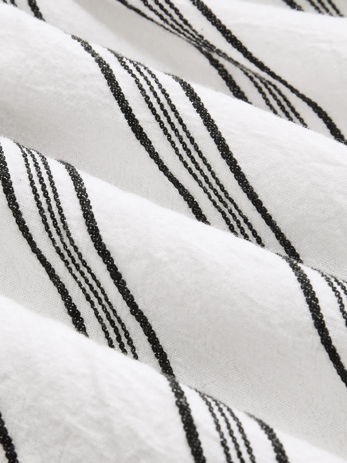 Cotton Striped Halter Peplum Tank Top sold by COMMENSE product image thumbnail 4