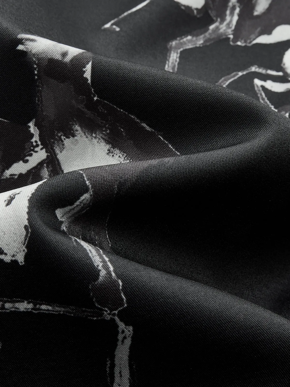 Ink Horse Print A-Line Midi Skirt sold by COMMENSE product image thumbnail 4