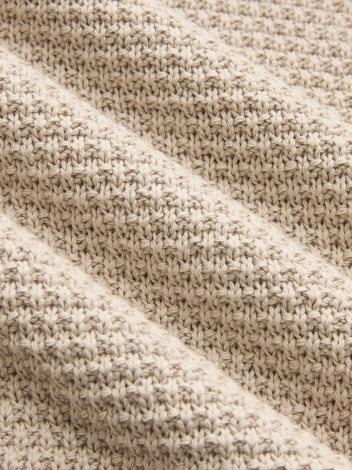 V-Neck Short Sleeve Starfish Button Cardigan sold by COMMENSE product image thumbnail 3