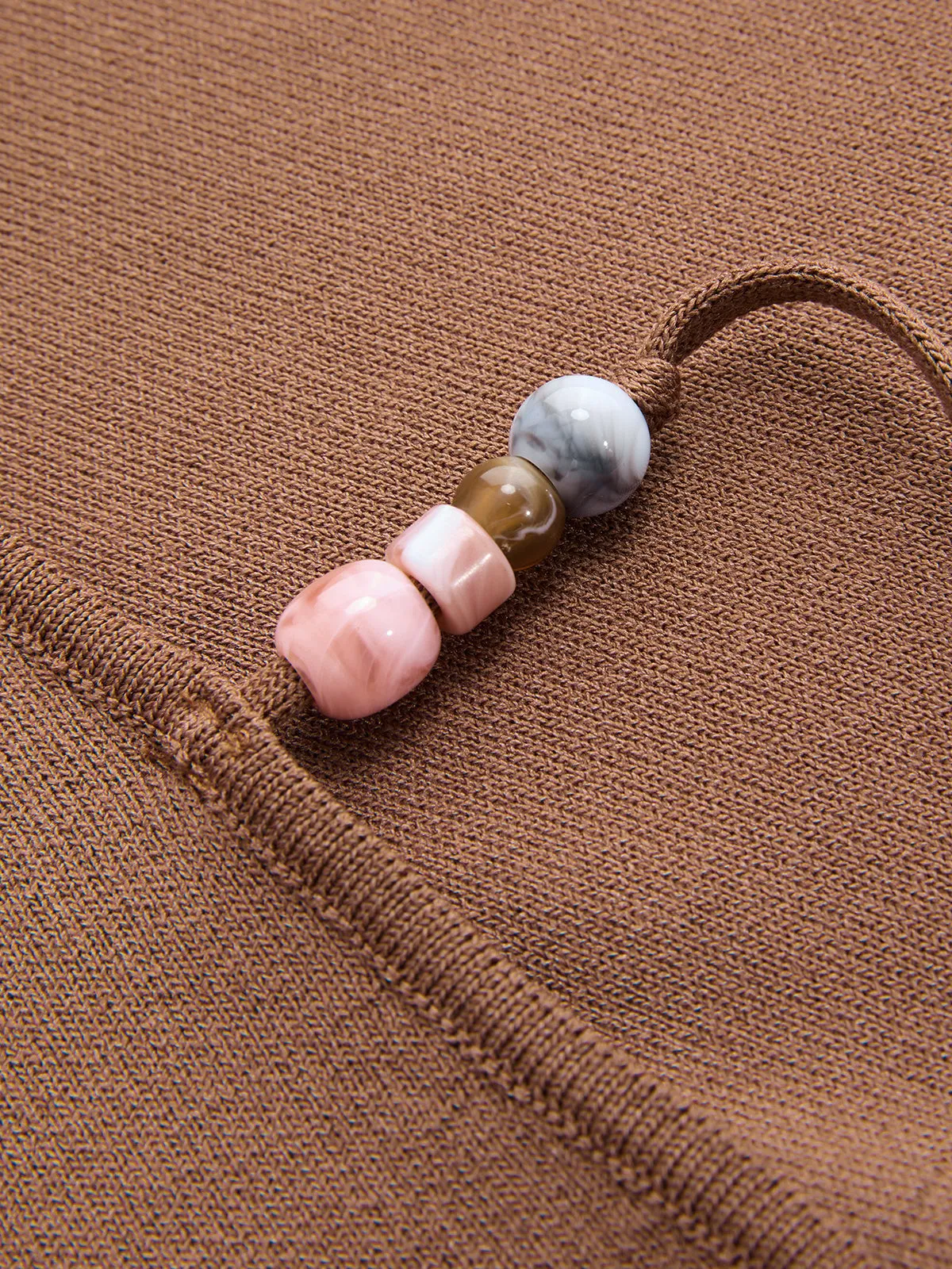 Collared Wrap Tie Sleeveless Knit Top sold by COMMENSE product image thumbnail 4